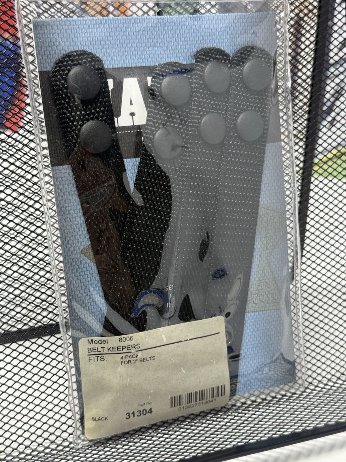 Bianchi PatrolTek 8006 Belt Keepers 4-Pack For 2” Belt – Black Police – Security