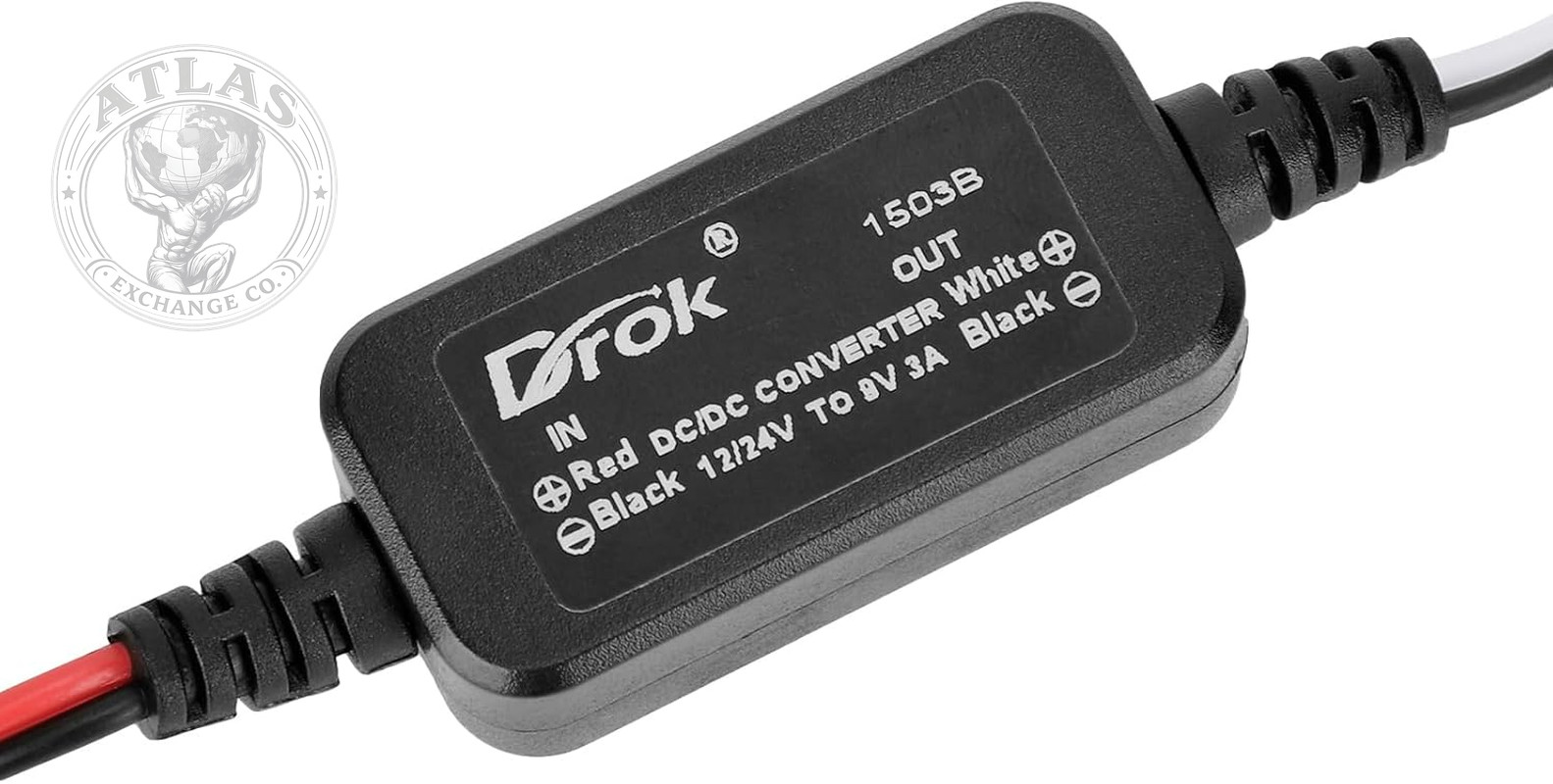 DROK 12V to 9V DC Converter, 11-32V to 9V 3A DC Buck Converter, Voltage Regulato
