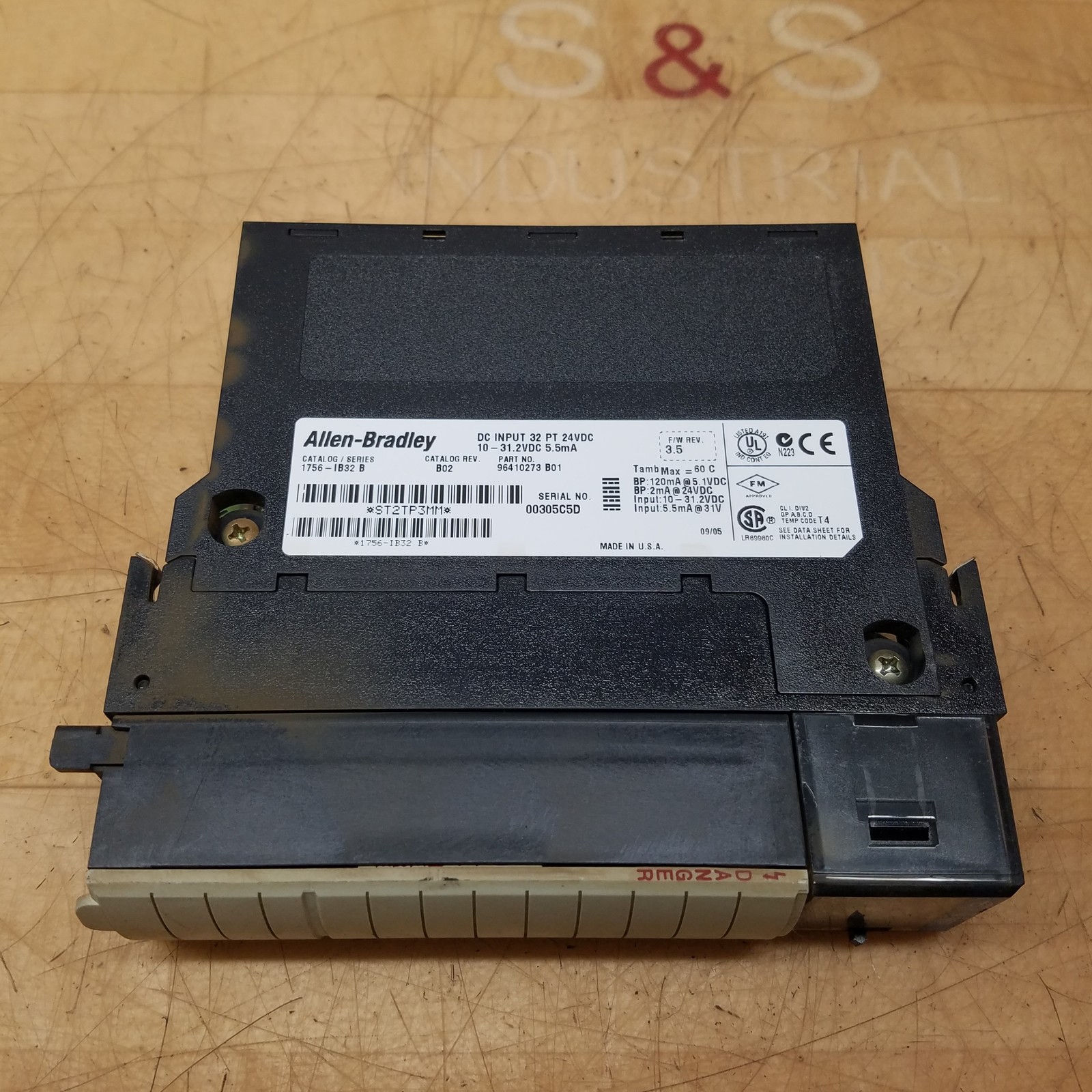 Allen Bradley 1756-IB32 Series B DC Input Module, 32 PT, 24VDC – USED