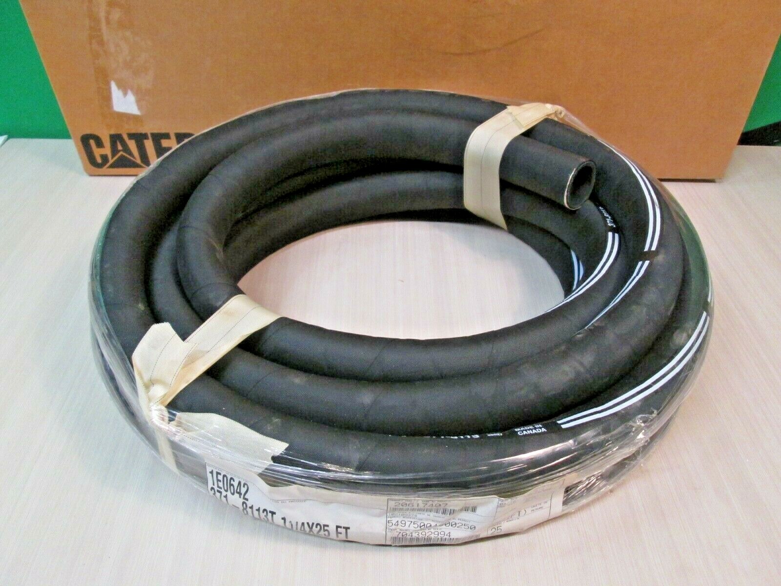 Caterpillar 371-8113 CM Hose Bulk 762 CM 25 FT 11/4×25 Ft 20617407 1E0642