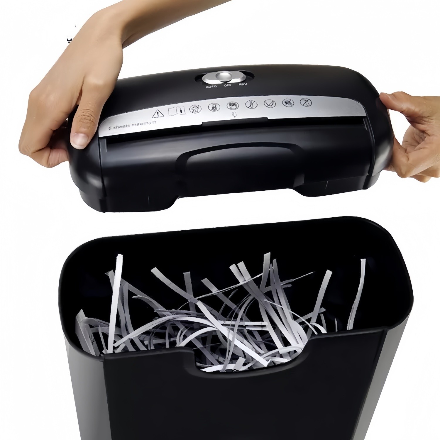 10L Electric Paper Shredder Home Office DVD CD Credit Card Heavy Duty Destroy US