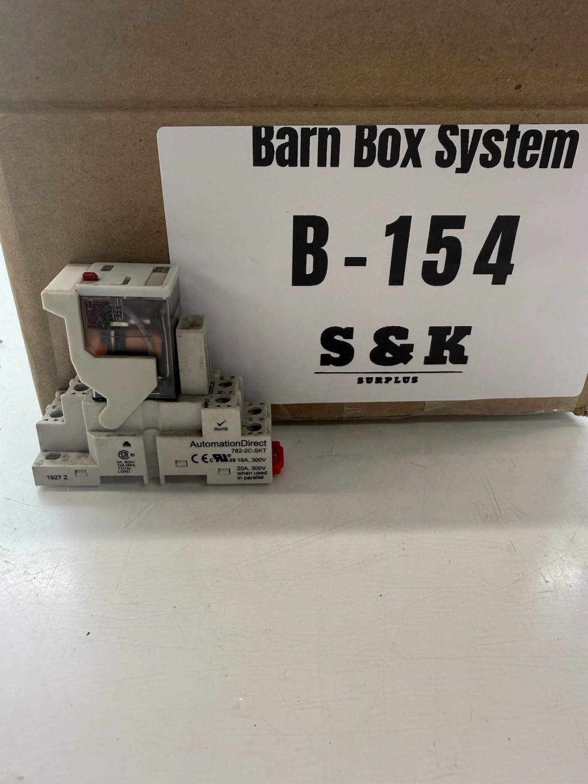 AutomationDirect 782-2C SKT socket Relay w782 series cube relay