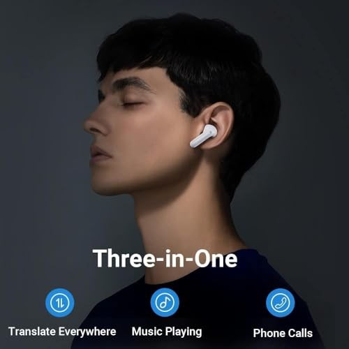 Timekettle M3 3-in-1 Language Translator Earbuds, Real-Time Offline Translation