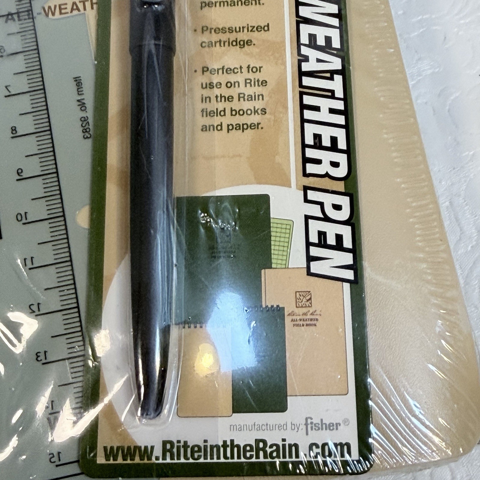 Rite in the Rain Binder Kit w 4.625×7 Loose Leaf Paper All Weather Pen #97 Ruler