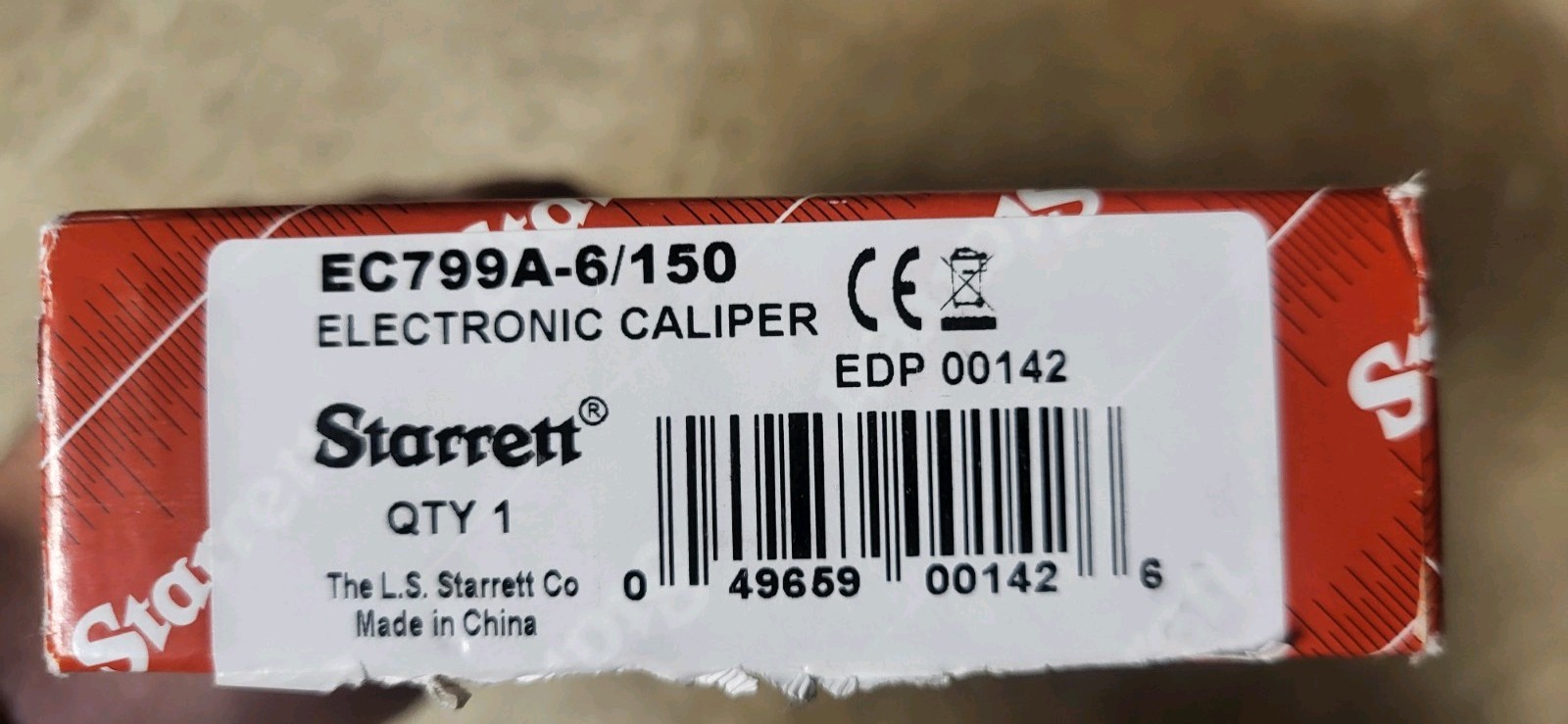 Starrett EC799A-6/150 Electronic Caliper 0-6 Inch Range .0005 Inch Resolution