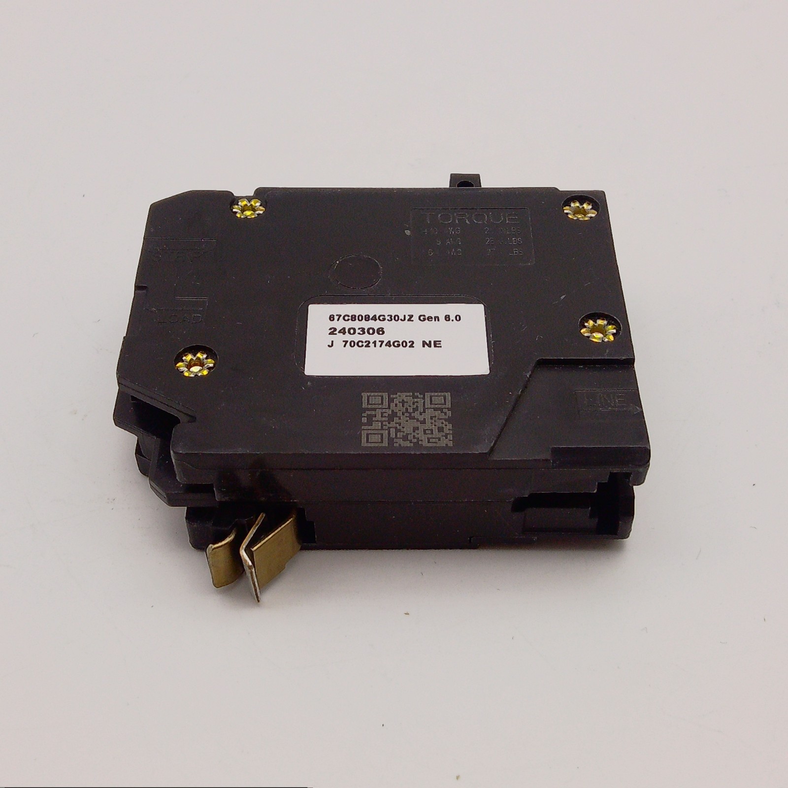 Eaton BRP120GF 20A 1-Pole 120/240V Type BR Plug-On Neutral GFCI Circuit Breaker