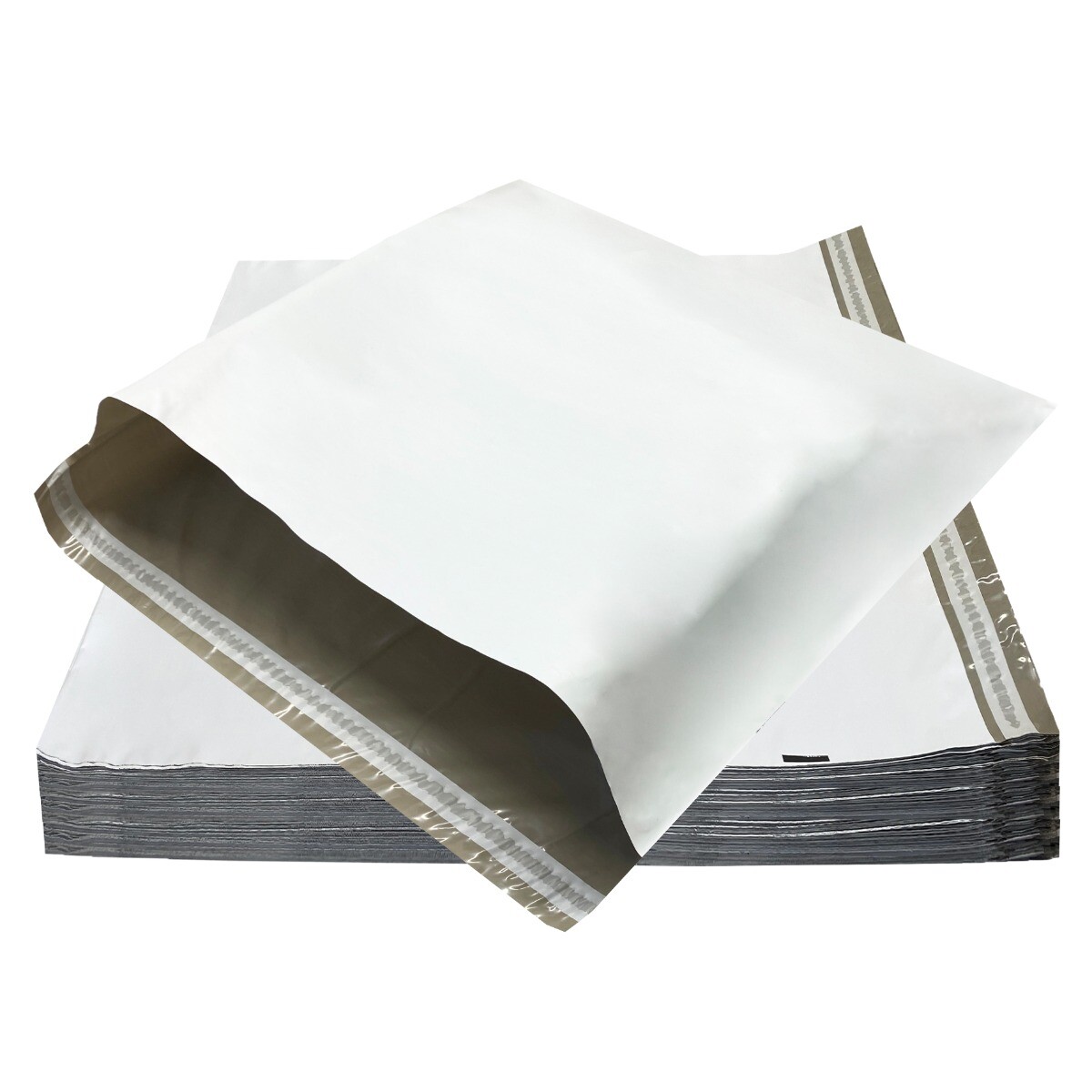 UOFFICE 250 Poly Mailers Bags 24×24″ – #8 Pouches Envelopes White Self-Sealing