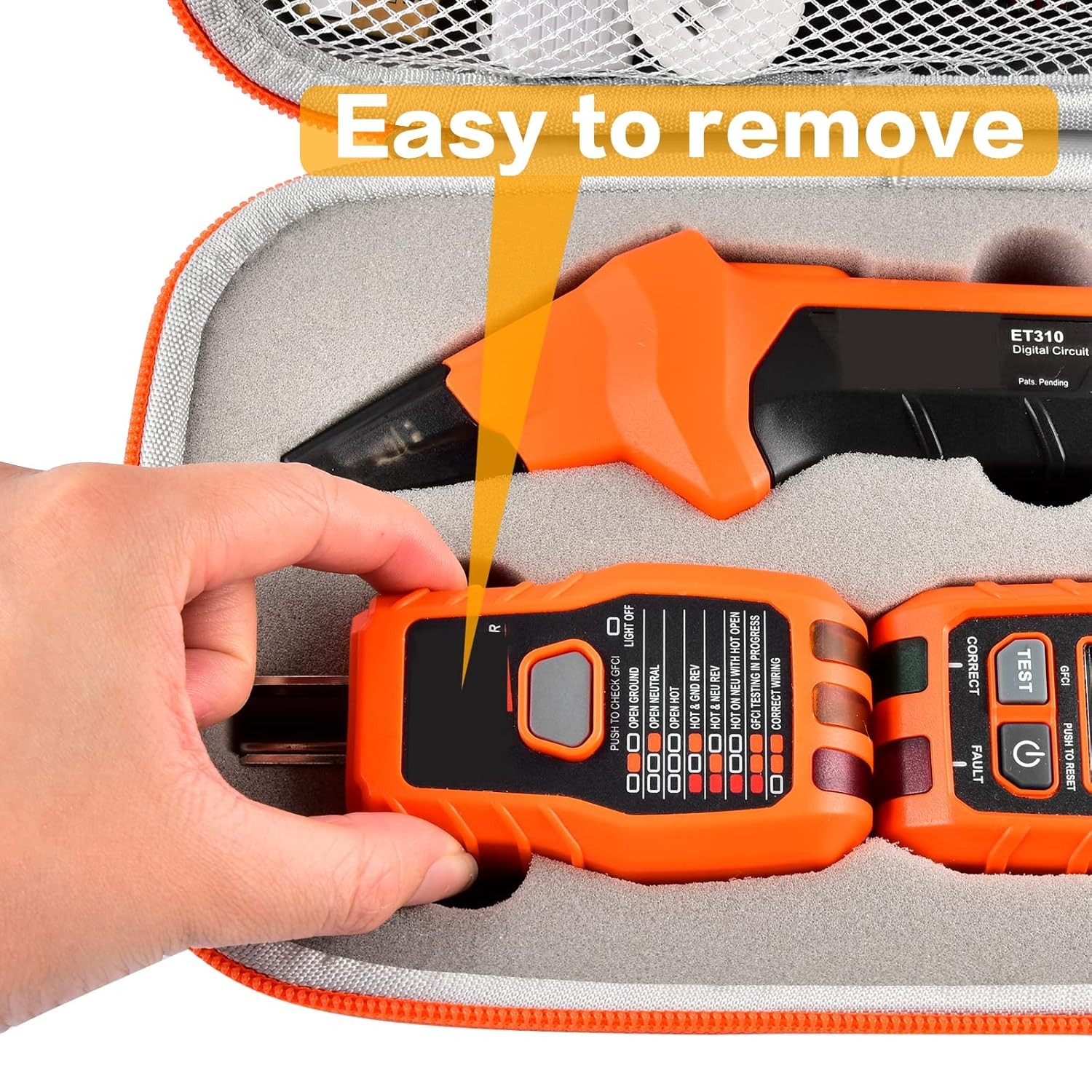 Case Compatible with Klein Tools ET310 AC Circuit Breaker Finder & 80016 Outlet