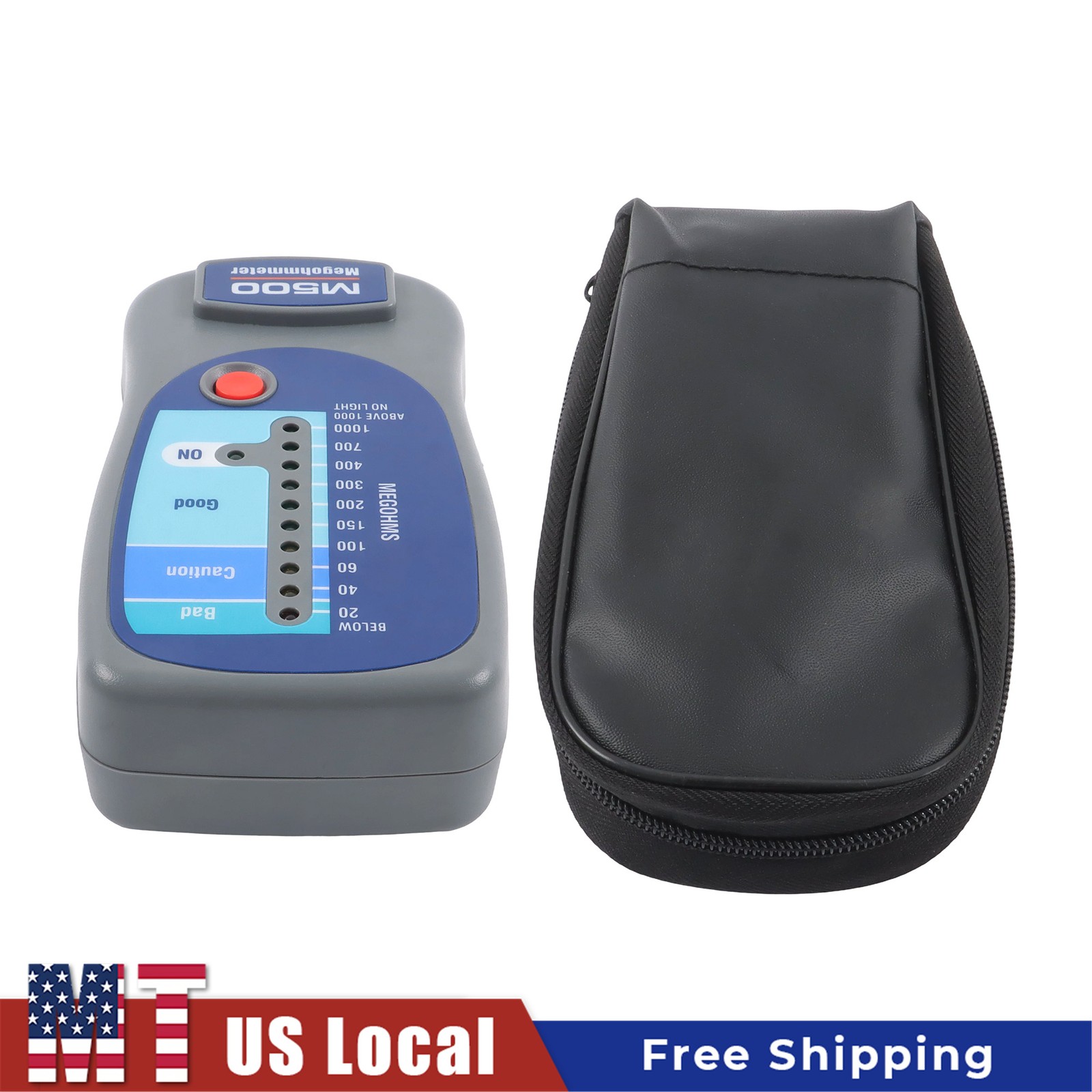 Digital M500 Insulation Tester, Megohmmeter & Compressor Tester for HVAC