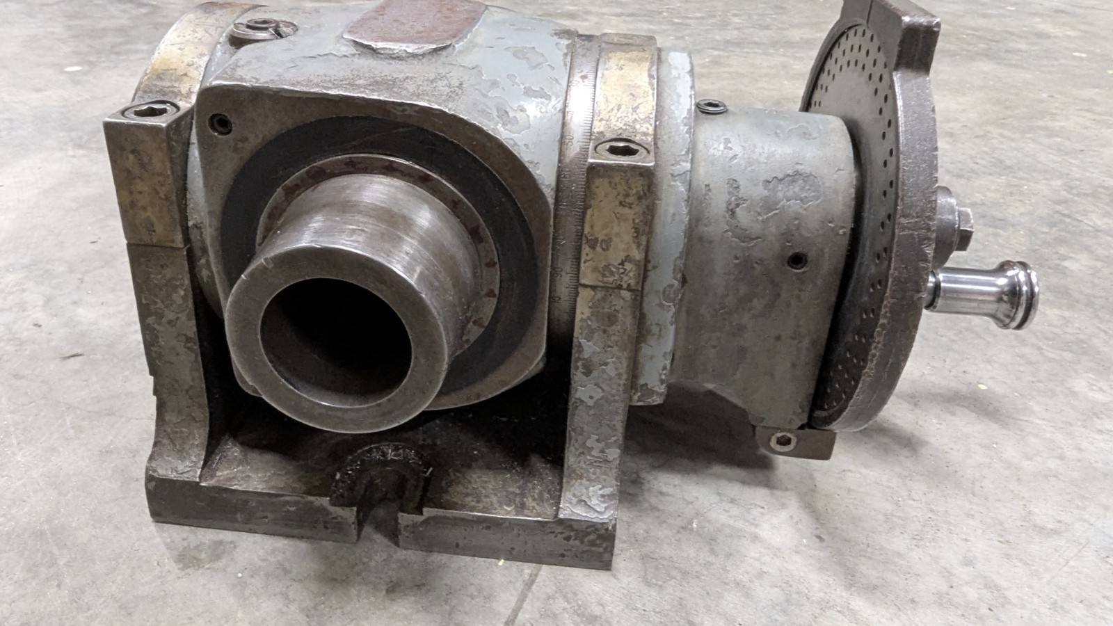Hardinge dividing head 5C bore 4 deg taper nose 1 index plate *READ DESCRIPTION*