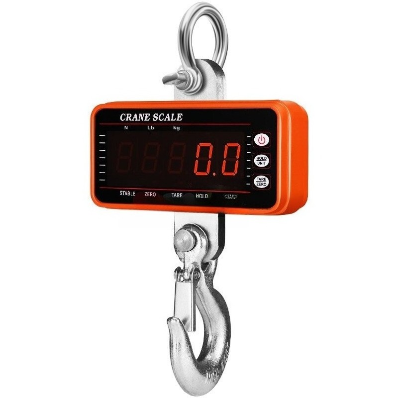 NEW Digital Crane Scale 2200 lbs/1000 kg Industrial Hanging Scale LED Display