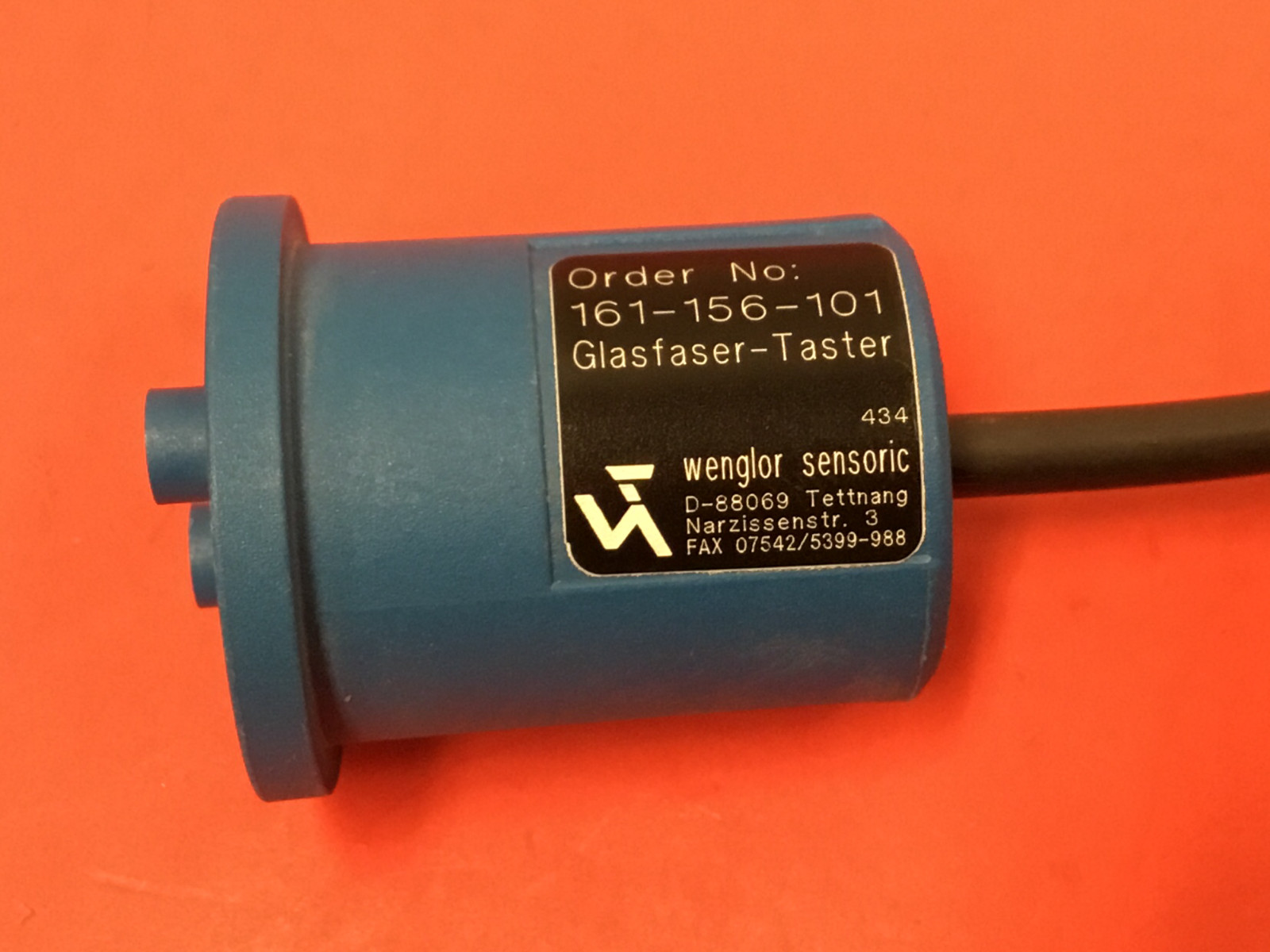 Wenglor Sensoric – P/N: 161-156-101 – Fiber Optic Sensor – UNUSED