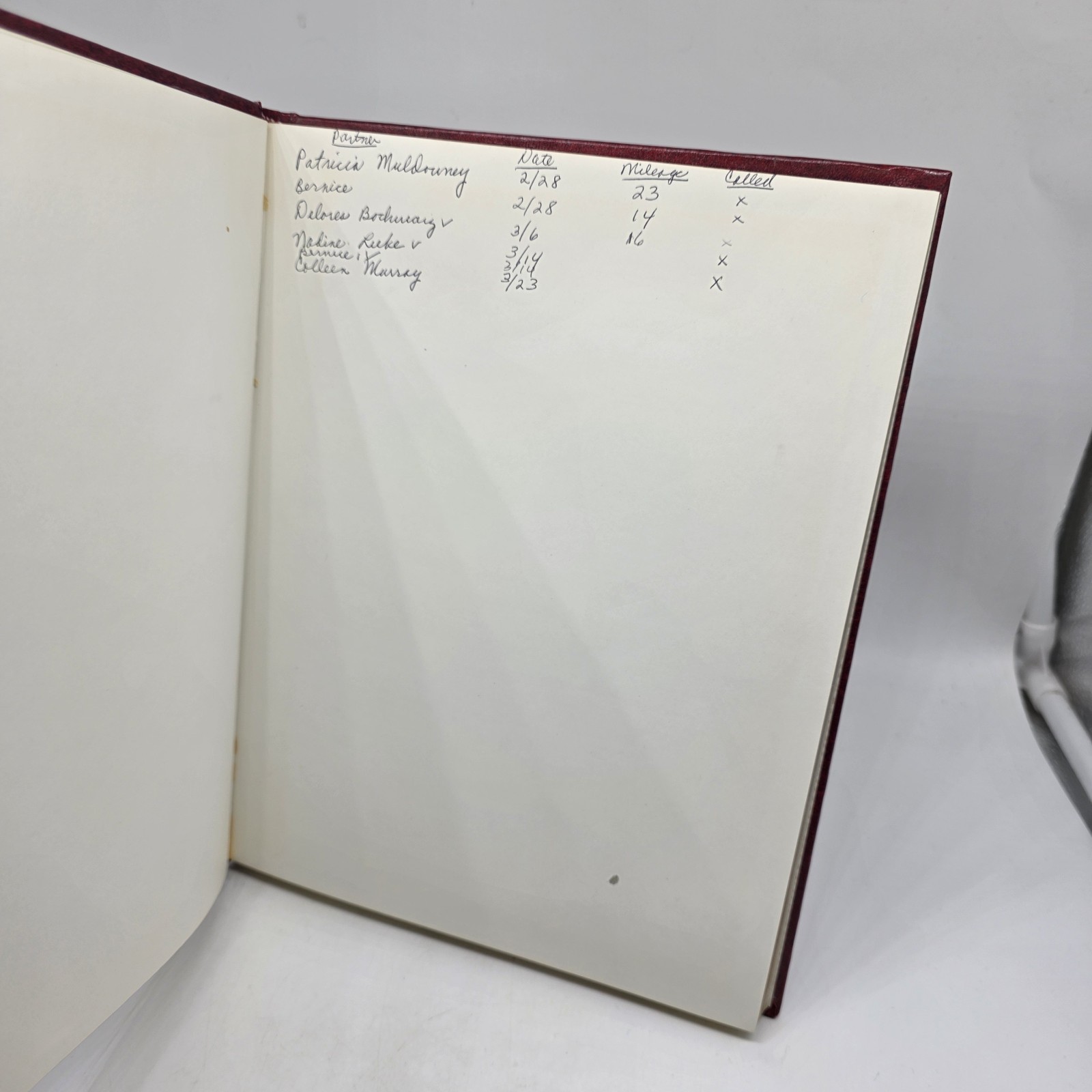 Vtg Anything Book™️ Hardcover Blank Journal Unlined Unruled Sketch Art Deco Red