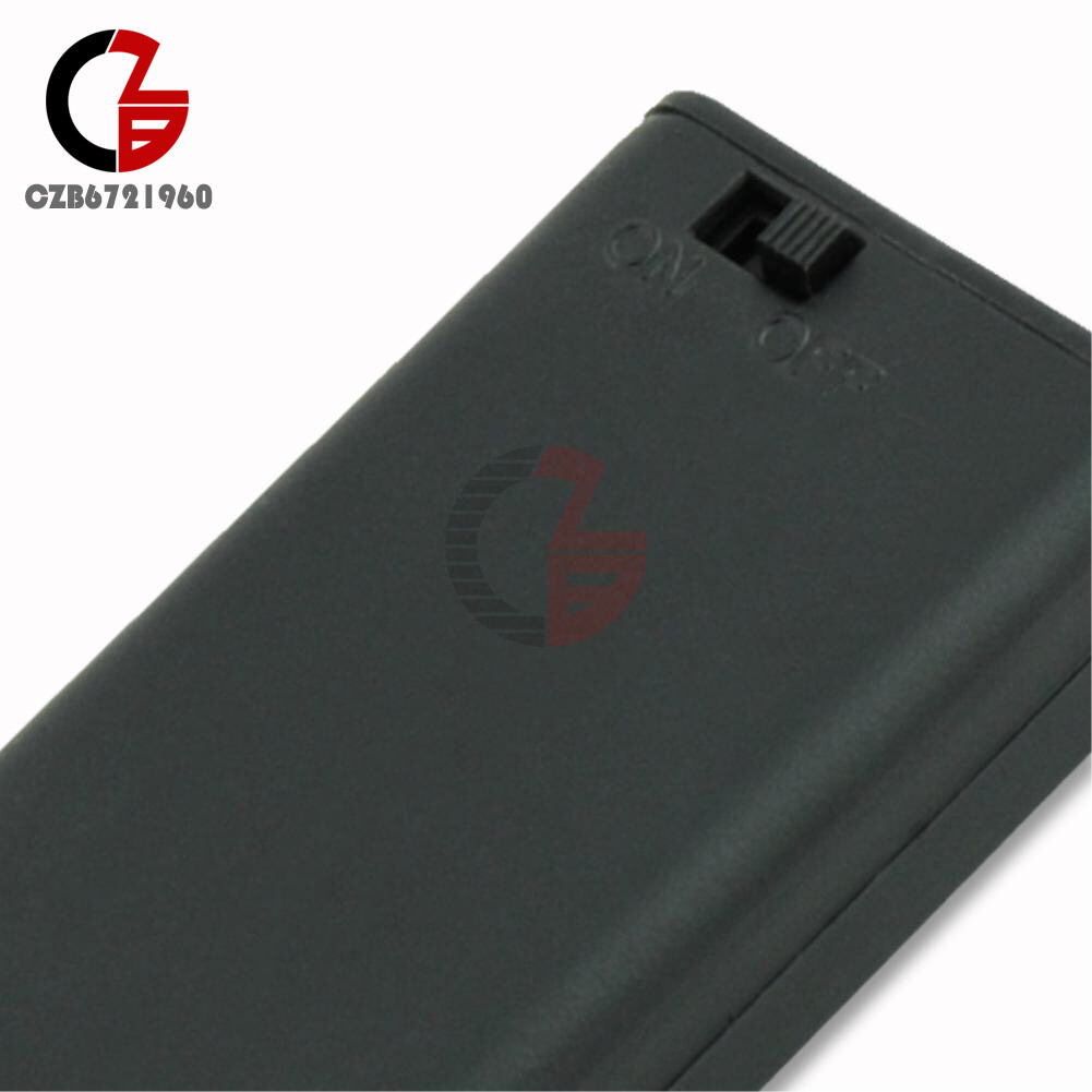 1/2/5PCS AA 2A Battery Holder Box Case with ON/OFF Switch Cover for 2AA Battery