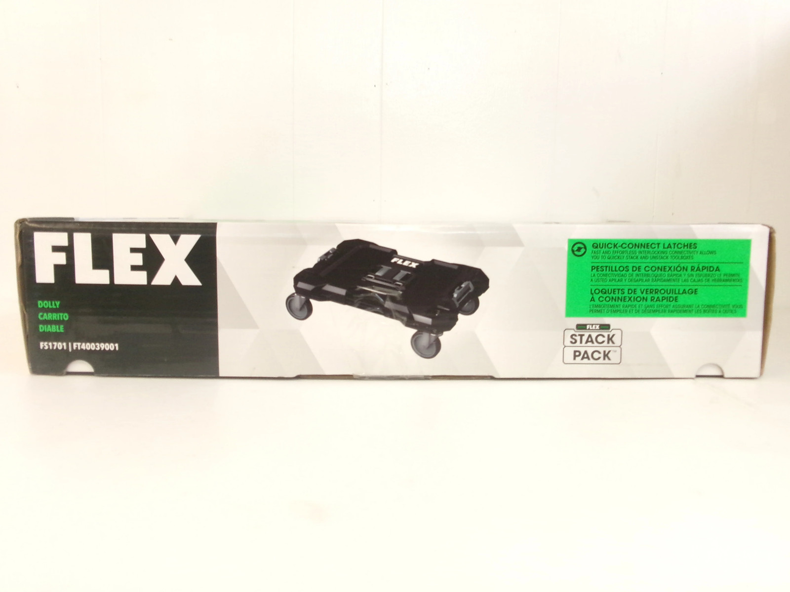 Flex FS1701 Stack Pack Dolly 250 lb Capacity with 360 Casters