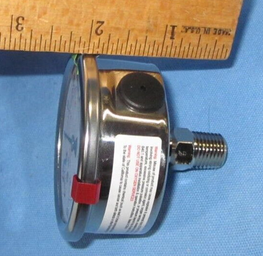 CARBO Instruments 2 1-2 Pressure Gauge Stainless Steel Case Chrome Plated