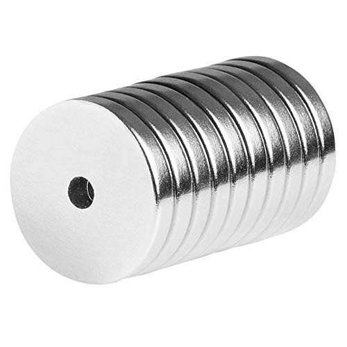 10 25 50 100 3/4 x 1/8 x 1/8 Inch Neodymium Rare Earth Ring/Donut Magnets N52