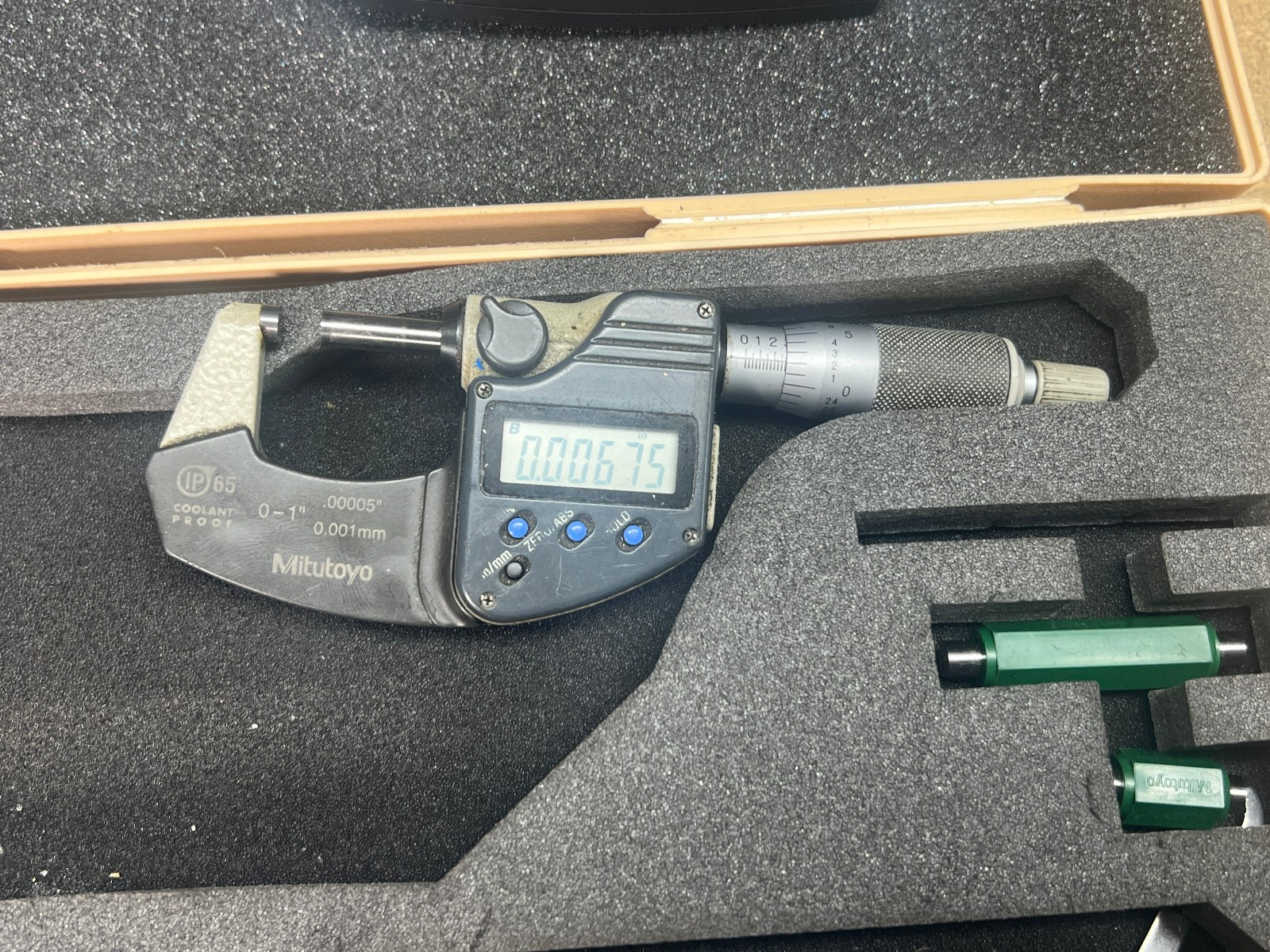 Mitutoyo Digital Electronic Micrometer set 0-1″ 1-2″ 2-3″ 293-331 293-332 / 330