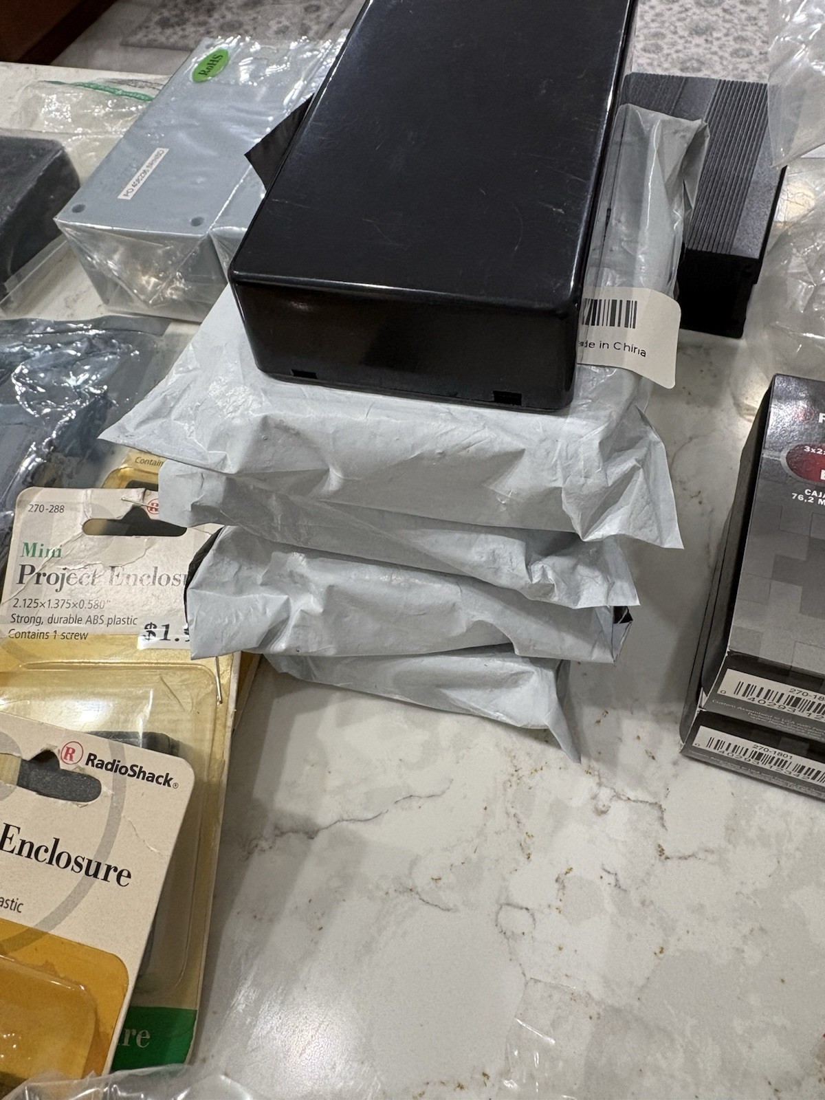 Electronic Project Enclosures Plastic Aluminum Various Sizes New Lot