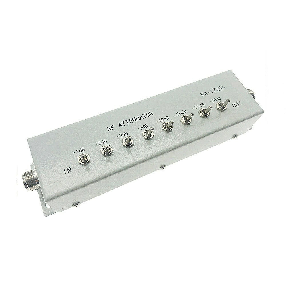 NEW 0 – 82DB VARIABLE/ STEP ATTENUATOR 50 OHM for Ham Radio Transmitter etc-USA