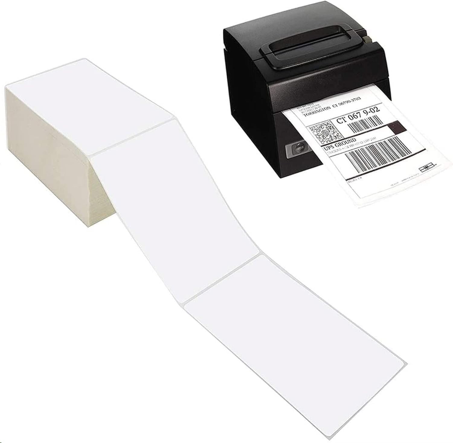 4×6 Direct Thermal Labels – 100 Labels with Strong Adhesive for Secure Shipping