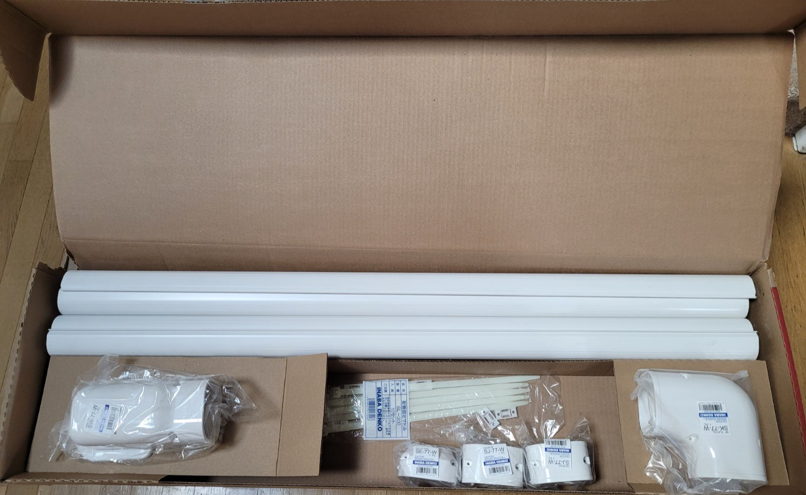 Rectorseal 85005 2.75″ Slimduct Wall Duct Kit SDK77W 13 Ft – 77 White