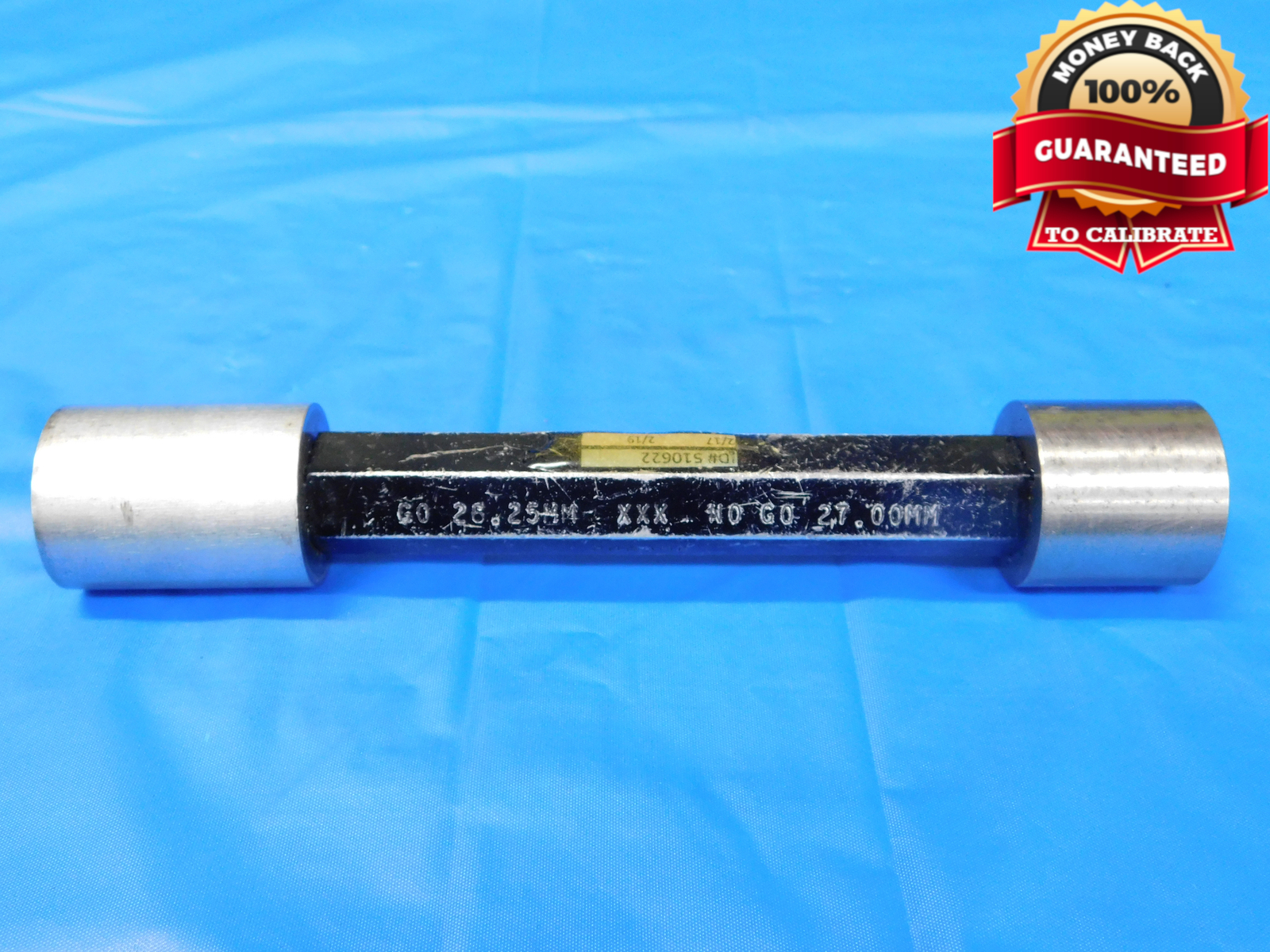 26.250 & 27.000 CL XXX mm PIN PLUG GAGE GO NO GO ONSIZE 27 1.0630 26.25 27.00