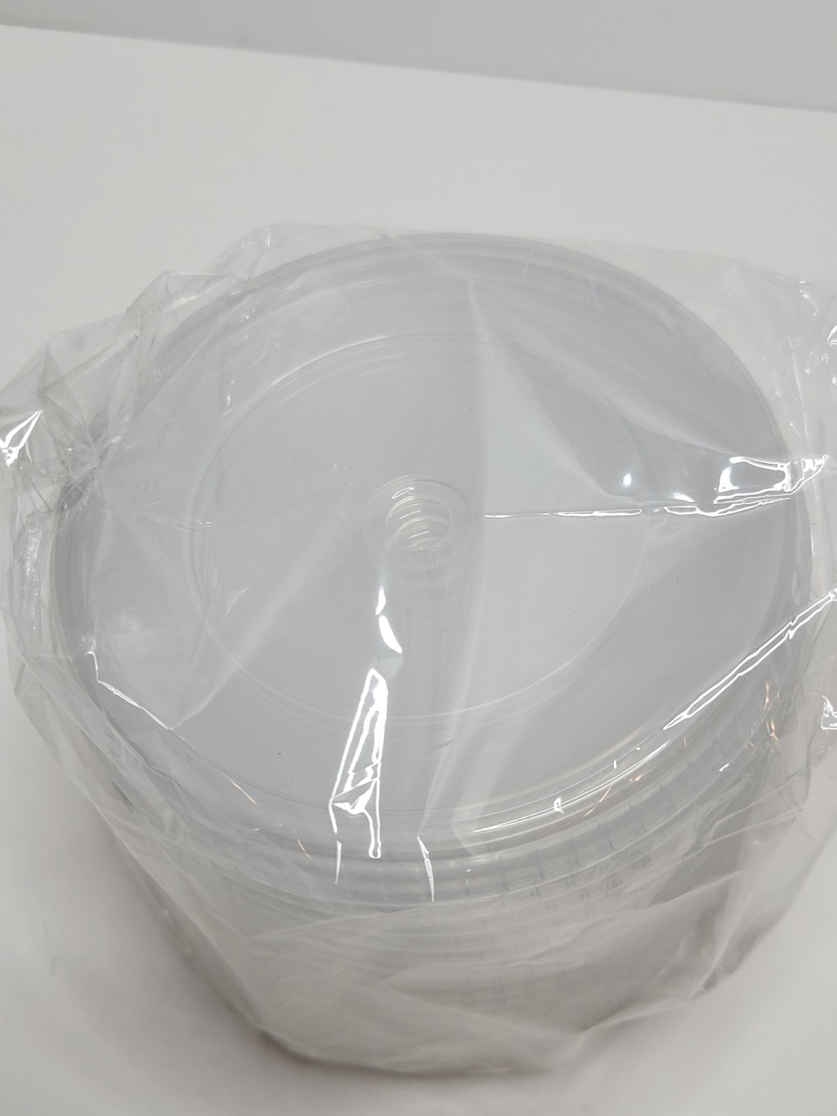 Lot of 15 Reusable Cold Cup Replacement Clear Lids fits 24 oz Starbucks Cup New