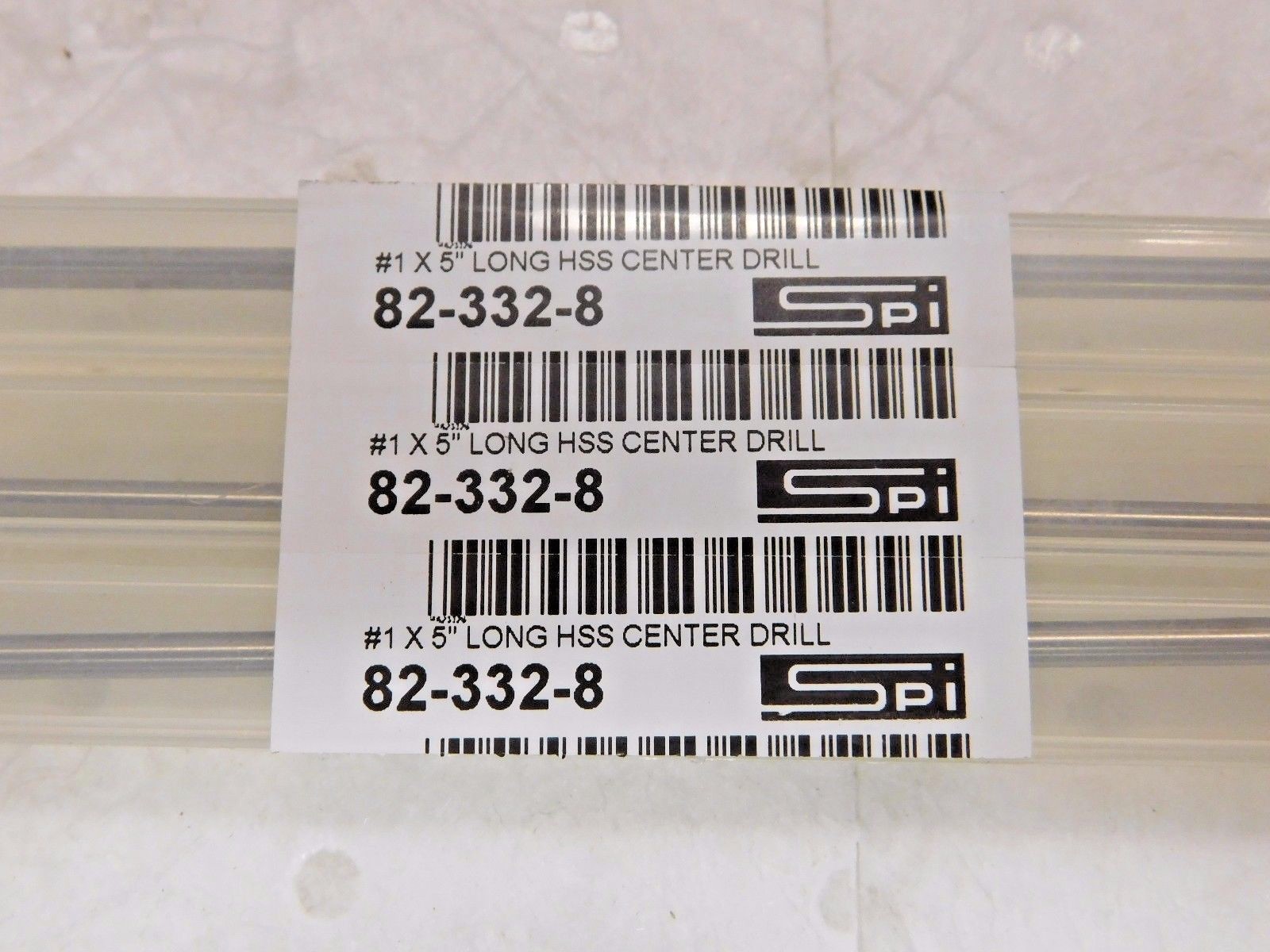 SPI Combined Drill & Countersink 1/8" Body Dia x 5" OAL HSS Qty. 3