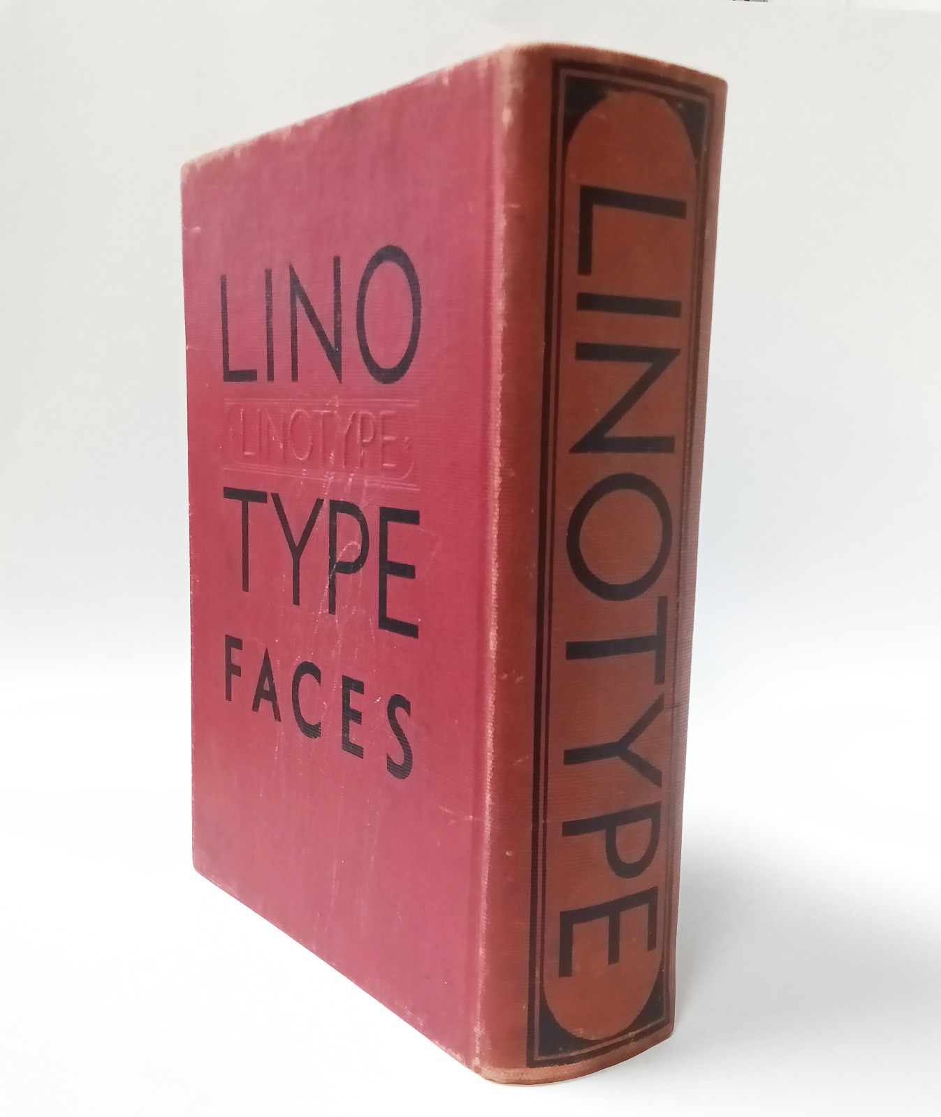 Vintage Typography Book: Specimen Book Linotype faces – “Big Red” 1930