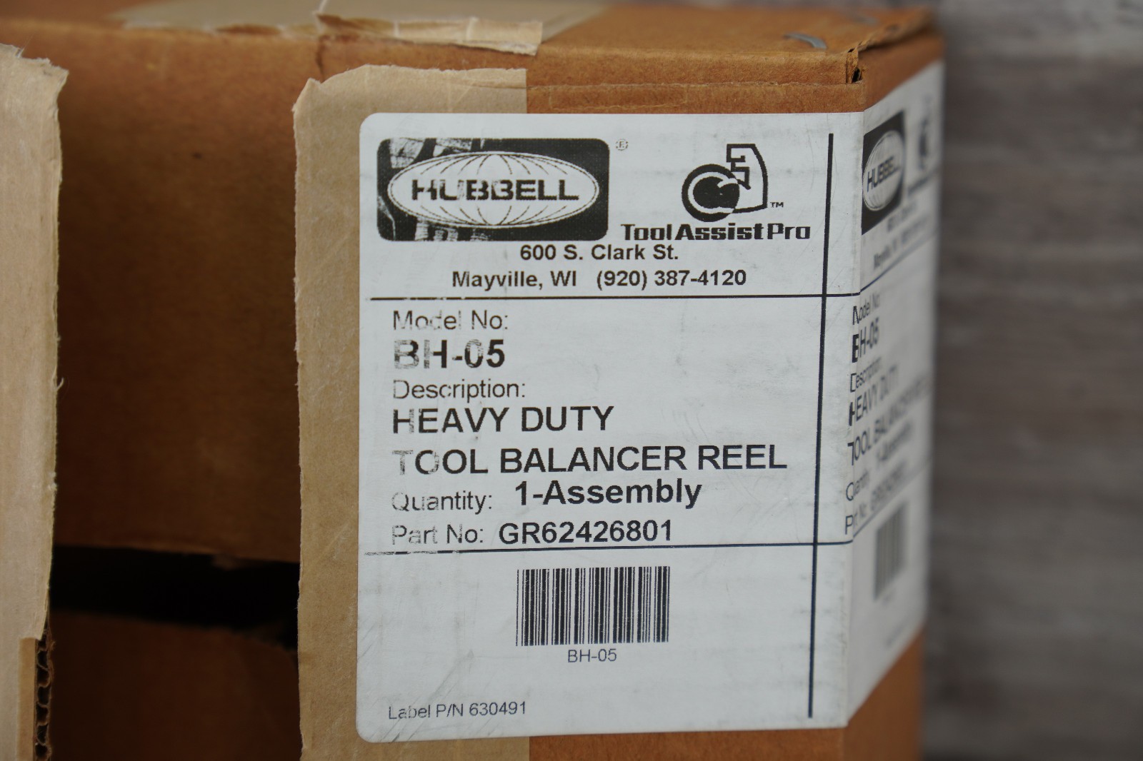 Hubbell-Gleason Bh-05 Tool Balancer, 5.5-11.0 Lb. Capacity