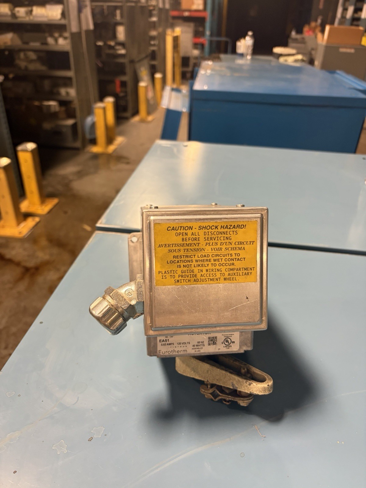 EUROTHERM EA51 ACTUATOR 120V 0.9A USED