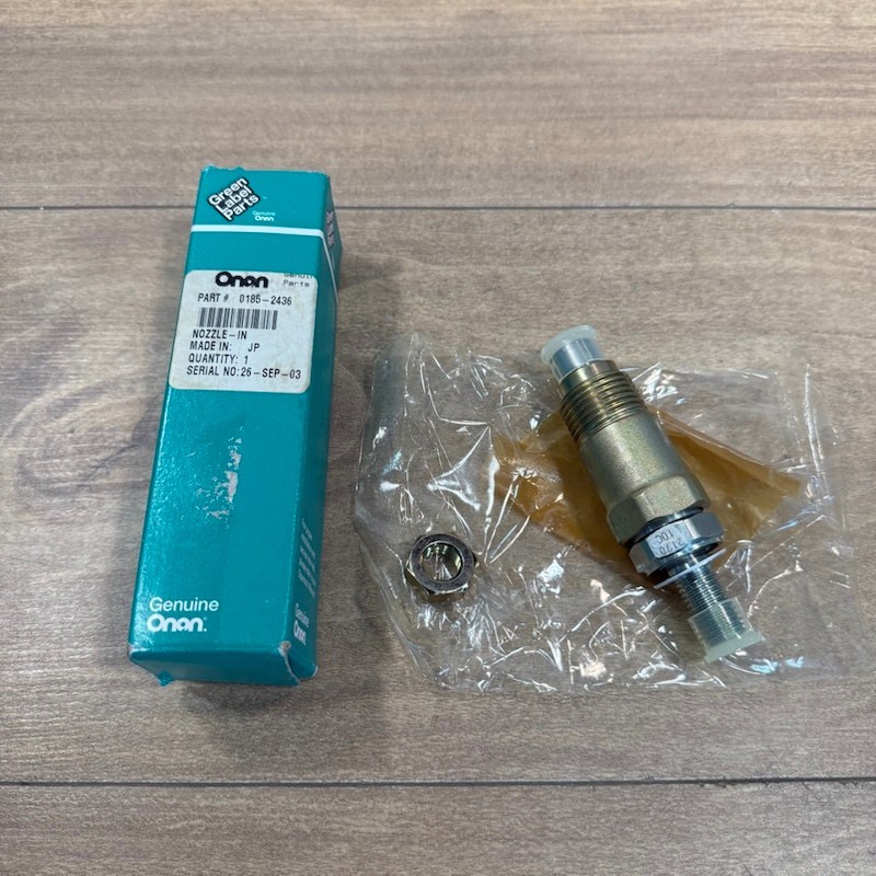 New ONAN OEM NOS CUMMINS FUEL INJECTOR NOZZLE / 0185-2436 185-2436