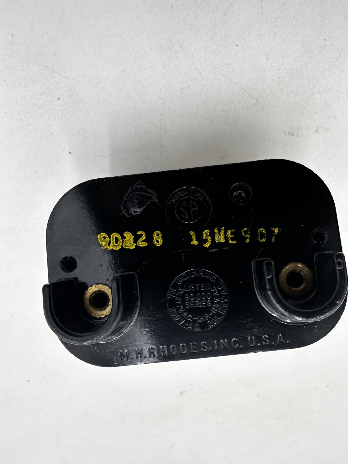 M.H. Rhodes 90,000 Series Timer Switch Black Heavy-Duty for 3 inch Deep Wall Box