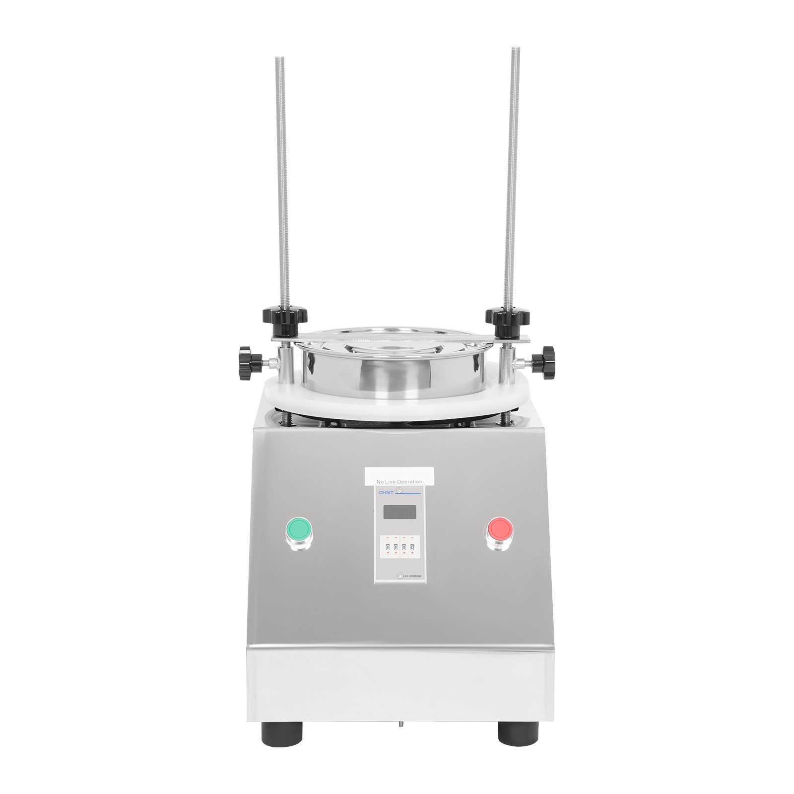 Electric Vibrating Sieve Shaker Sifter Machine w/ 200 Mesh Fit 75/100/200mm 110V