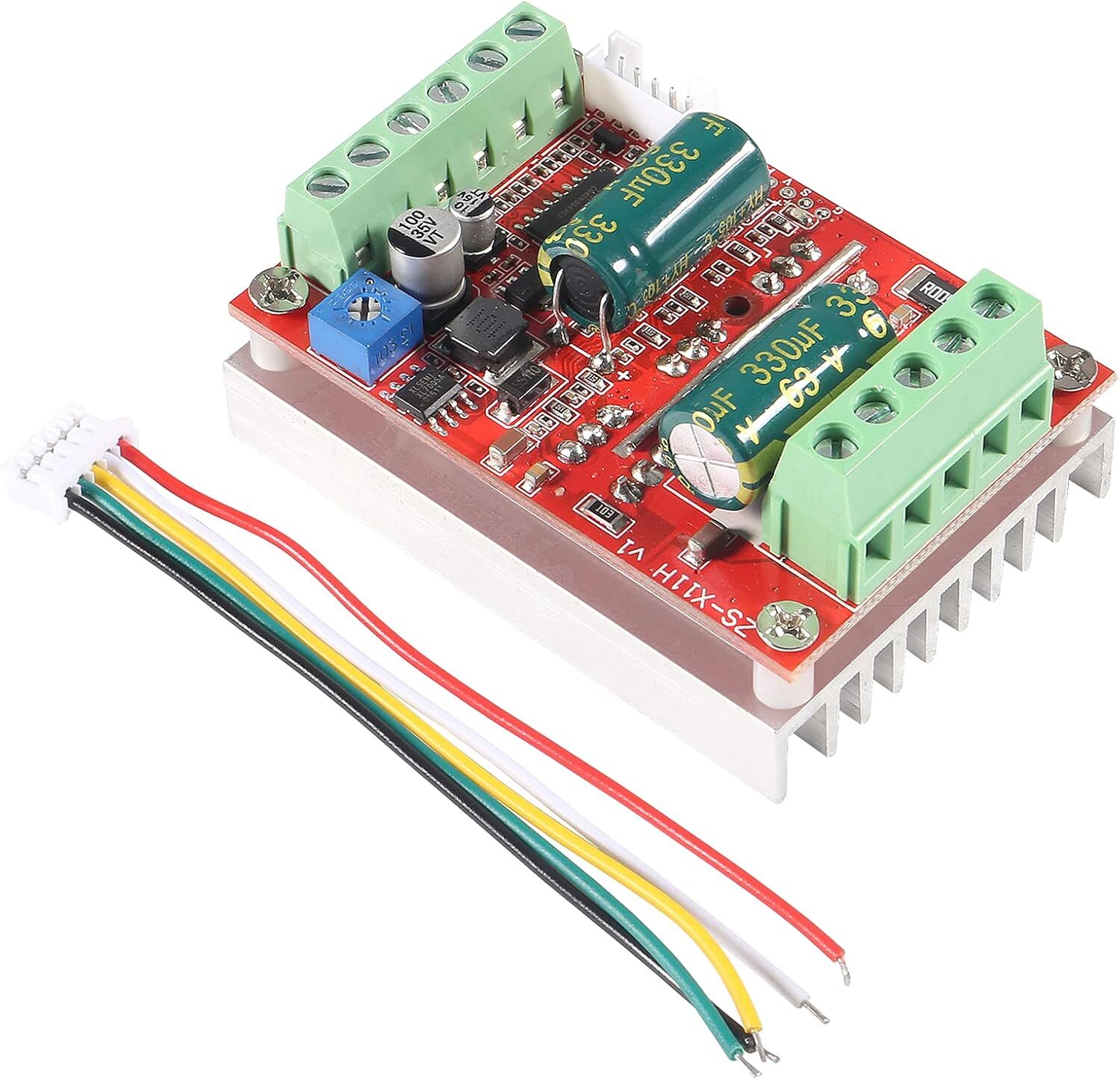 2PC DC 6-60V 400W BLDC 3 Phase Brushless Motor Controller PWM Hall Motor Control