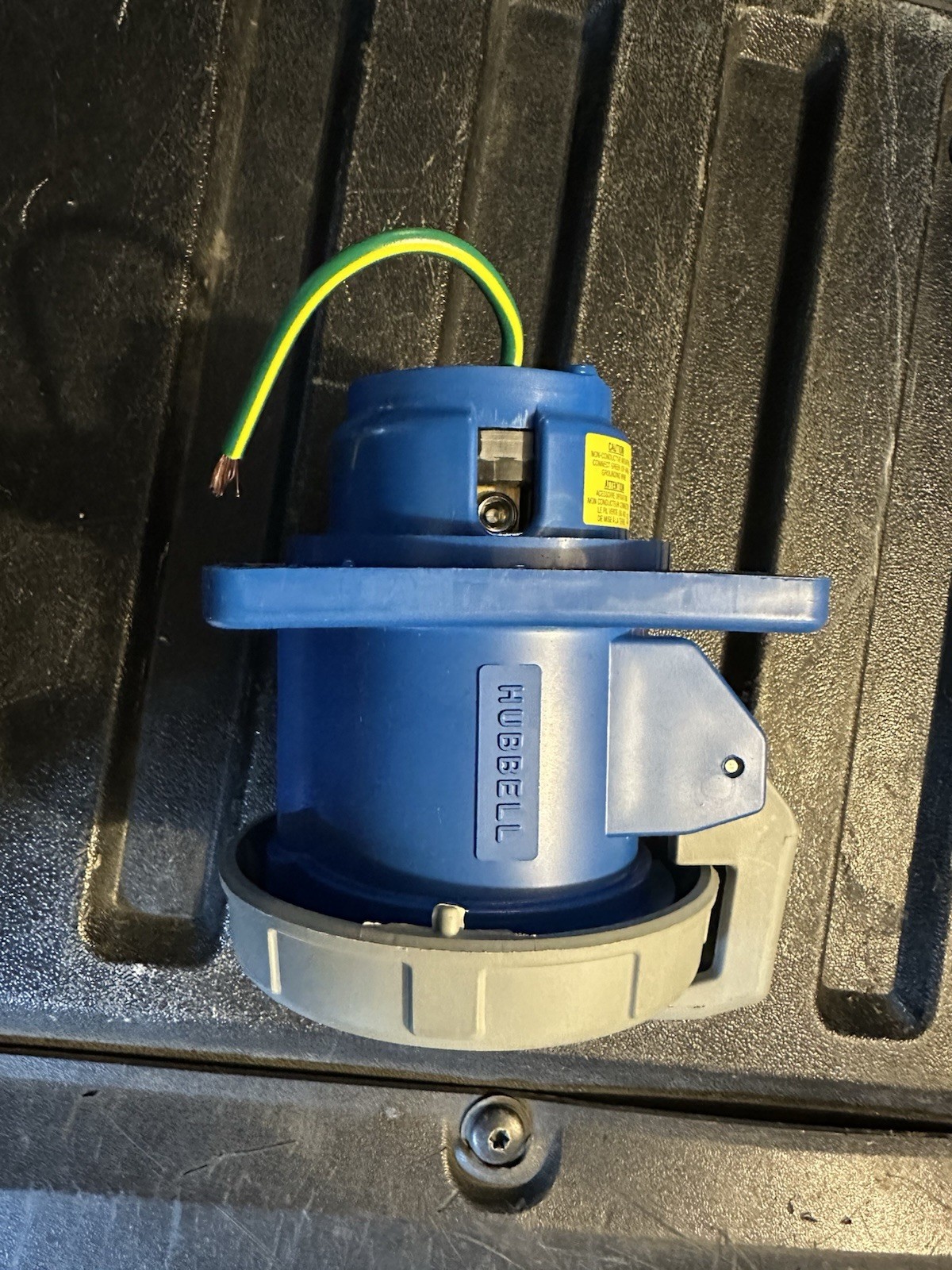 Hubbell 60A Pin & Sleeve Receptacle 460R9V0 (often listed as HBL460R9W)