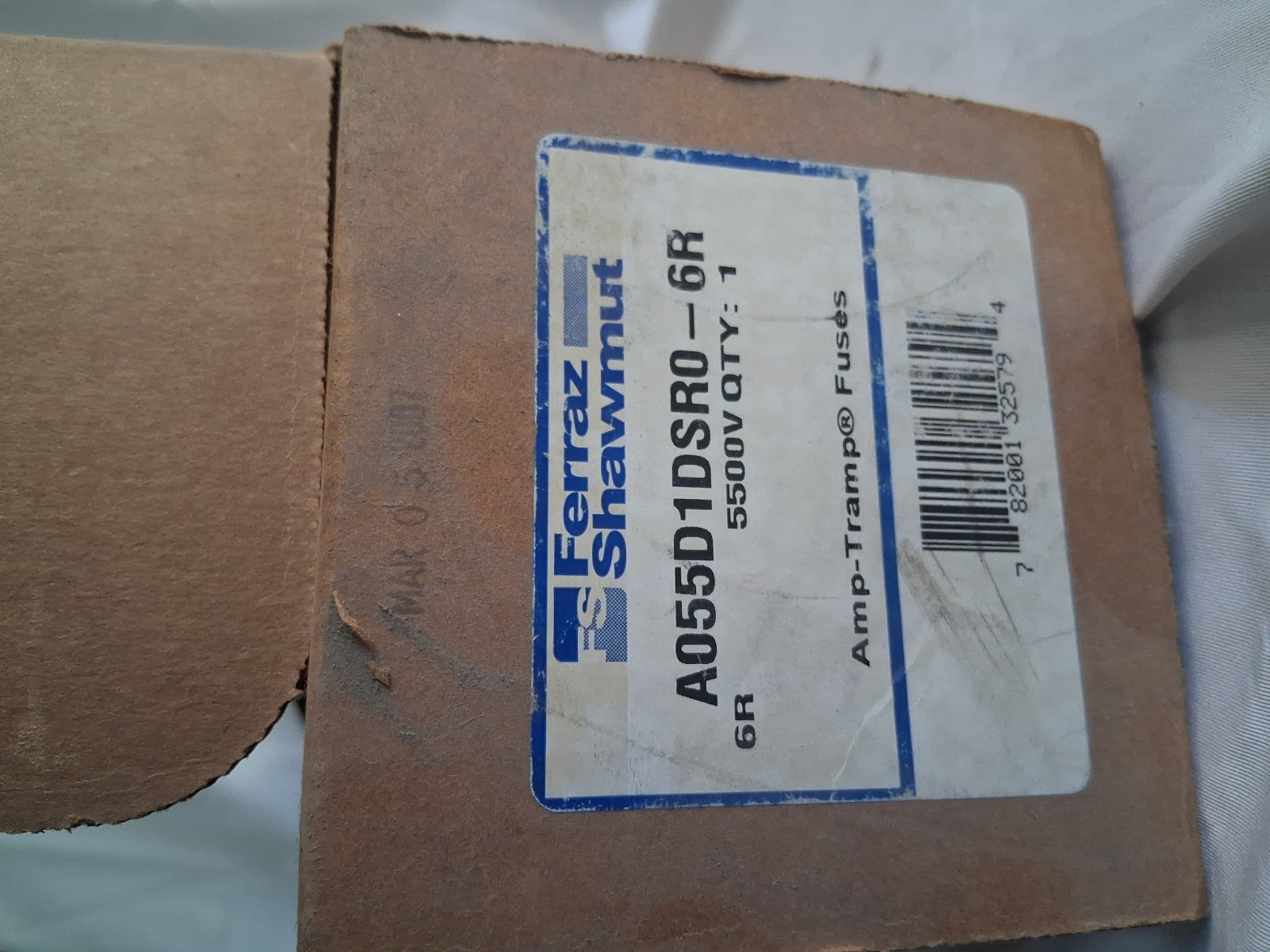 Ferraz Shawmut A055D1DSR0-6R Amp-Trap Fuse 55A 5500V Medium Voltage NEW NIB