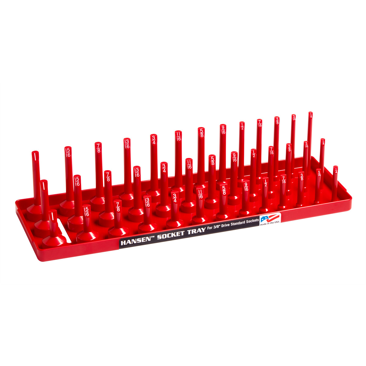 38013 Hansen Global 3/8″ DR. 3-Row Soc Tray