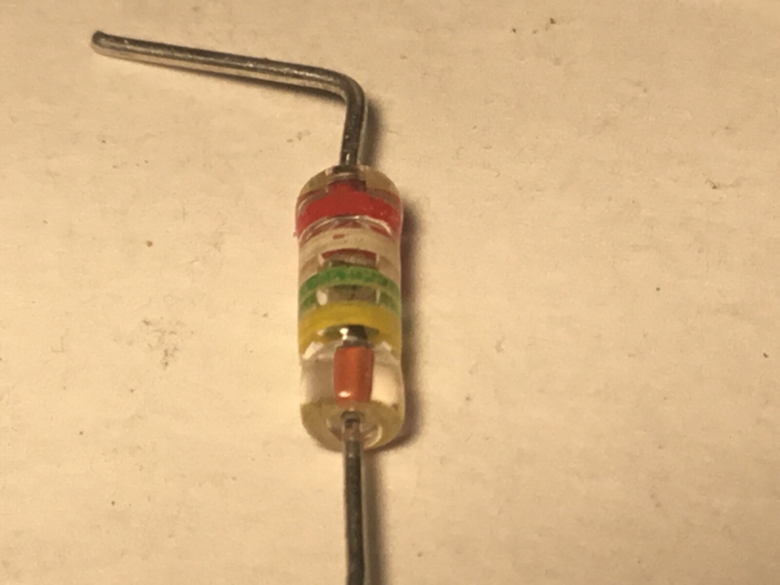 (4x) 2.9 MΩ ±0.02% Glass vacuum sealed wire wound resistors vintage new nos (4x)