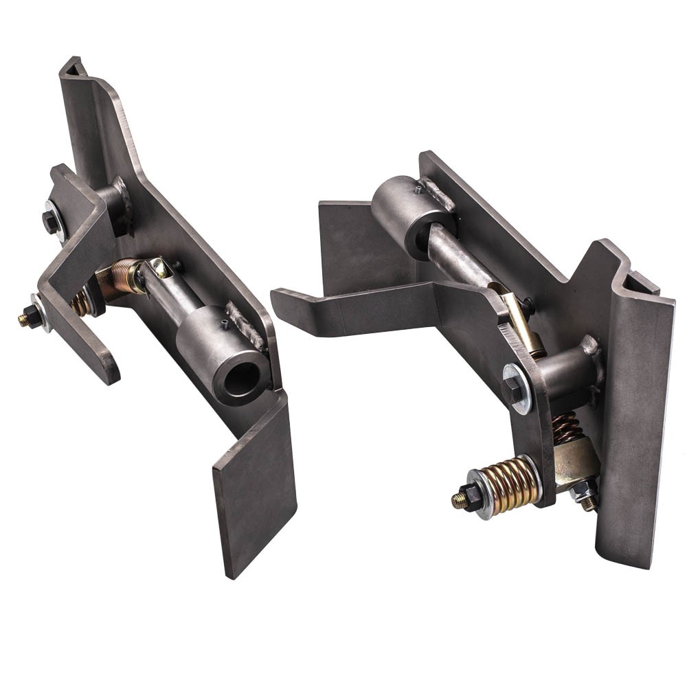 1 Pair Skid Steer Quick Tach Brackets Conversion Adapter For Latch Box Weld On