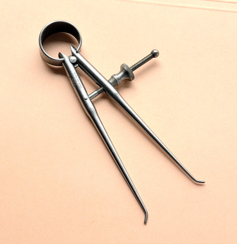 Brown & Sharpe Mfg. Co. No.802 Inside Calipers w/Round Legs; 4” Size & Capacity.