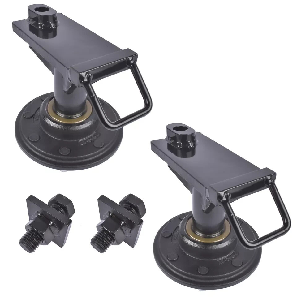 8000LB 8 x 6.5 Lug Shipping Container Wheels Steel Bolt-on Spindle Kit New,