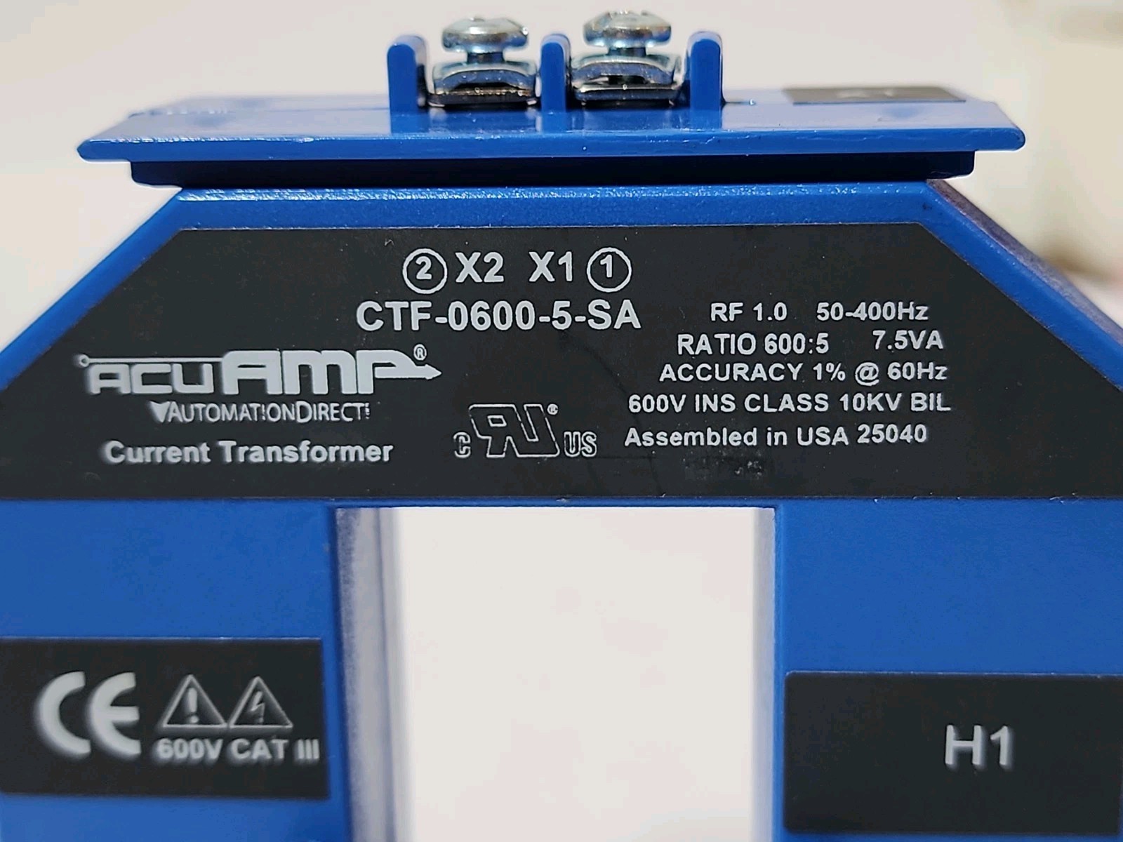 AcuAMP CTF-0600-5-SA Split Core Current Transformer 600A CTF06005SA