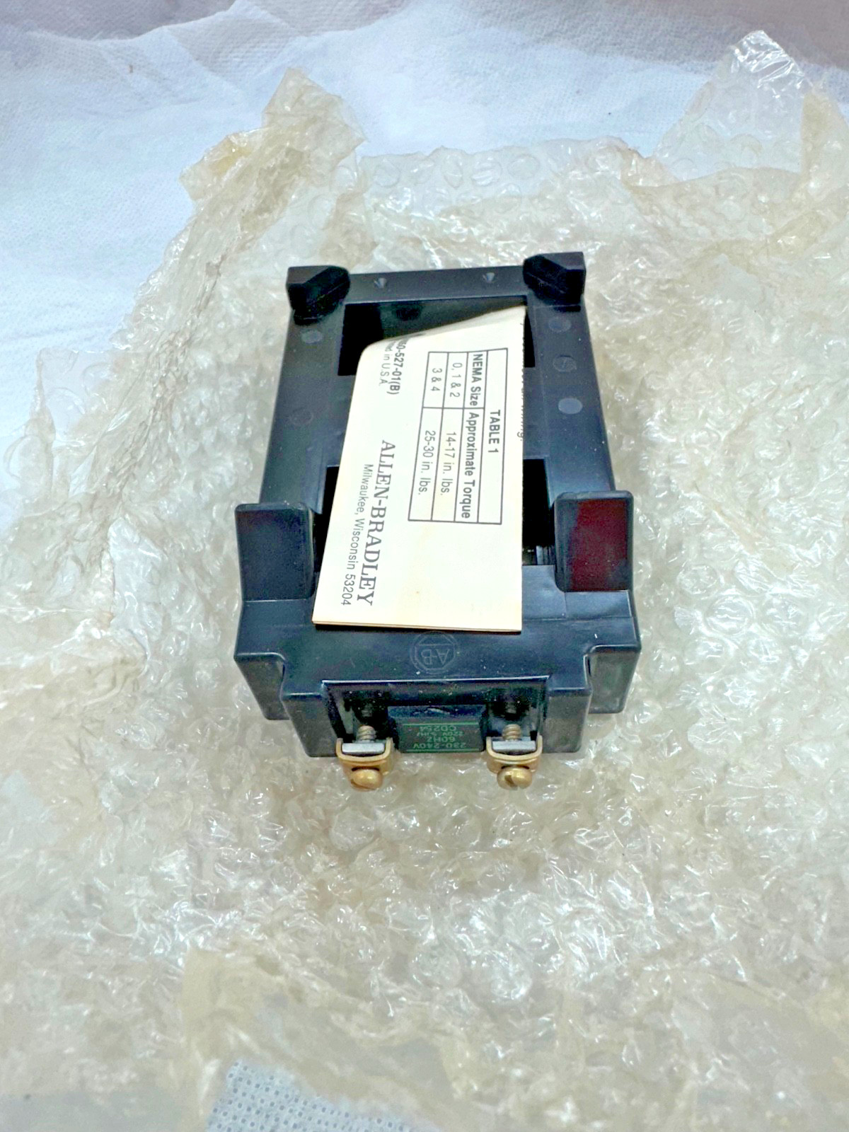 Allen Bradley CD254 Size 3 Operating Coil 230-240 Volt – 60Hz / NOS