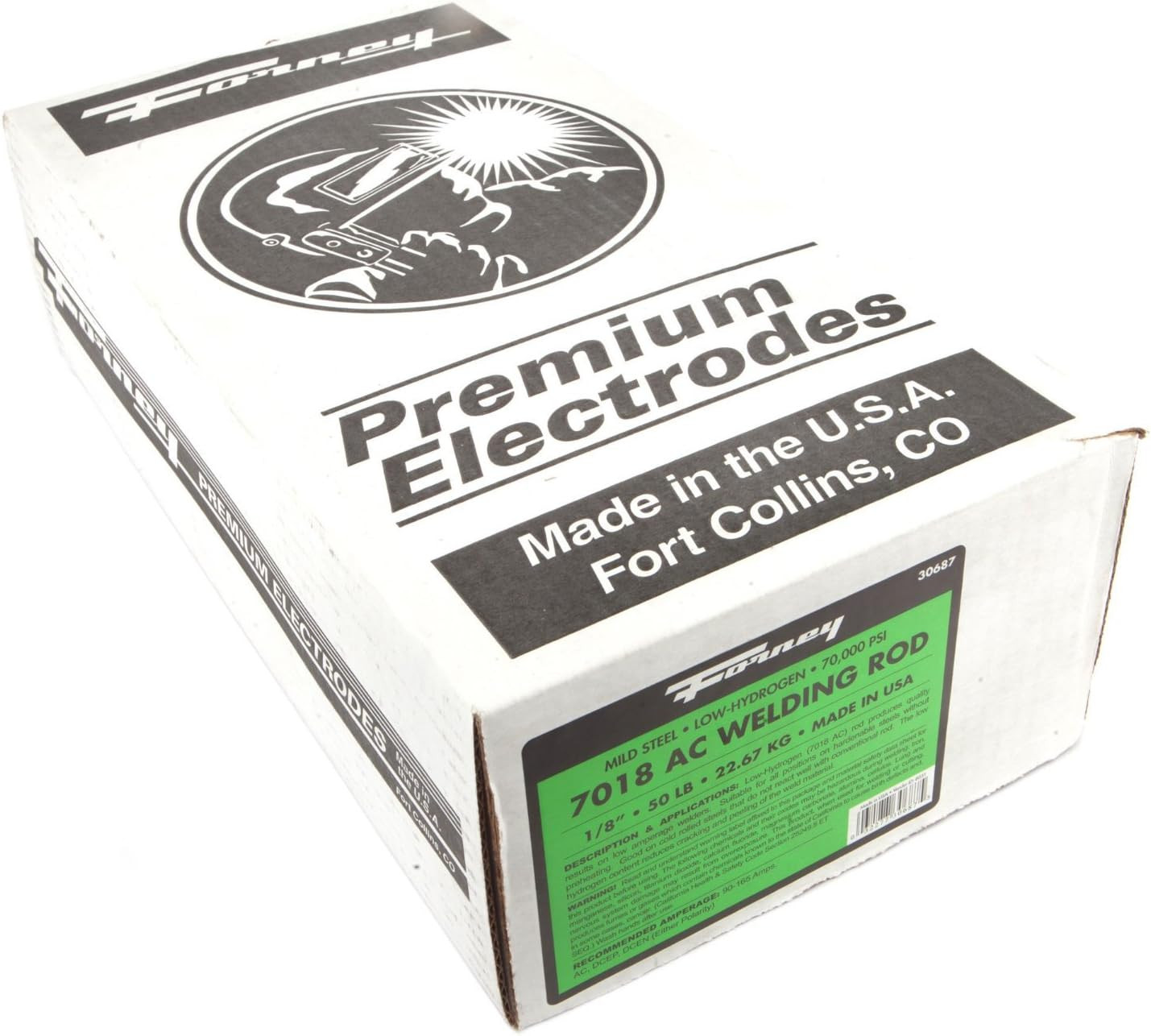 30685 E7018 AC Welding Rod, 1/8-Inch, 5-Pound