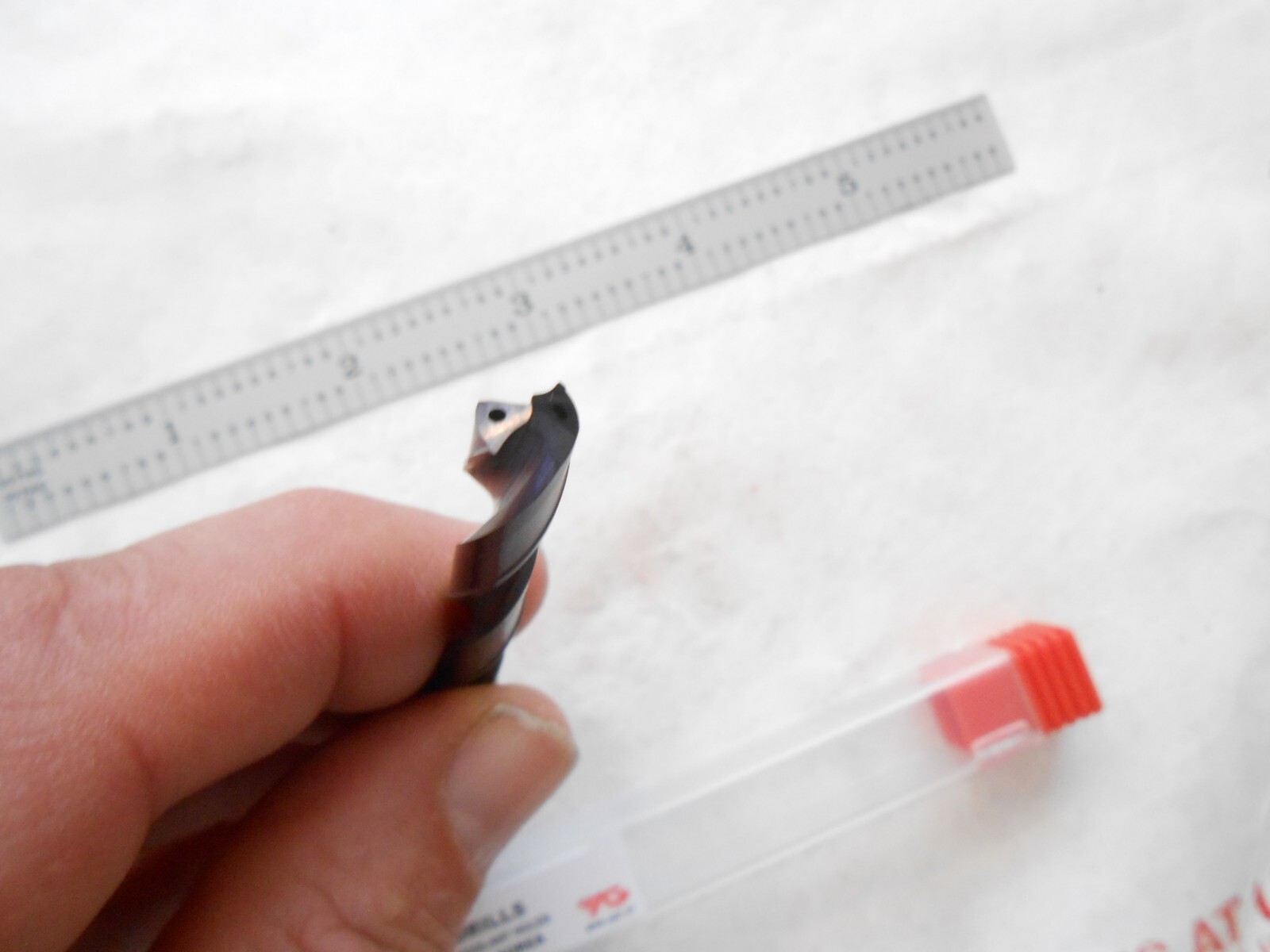 NEW YG-1 H.P. 5XD, 6.70MM CUT DIA. X 53MM FL X 91MM L CARBIDE TIALN COATED DRILL