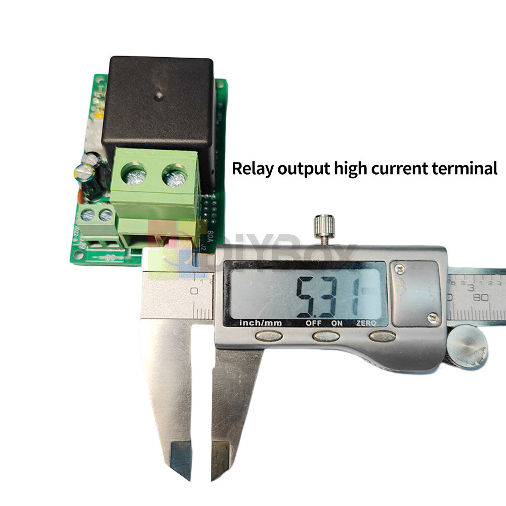 DC 12/24V Time Relay Module Trigger Timer Switch Module with Potentiometer 80A