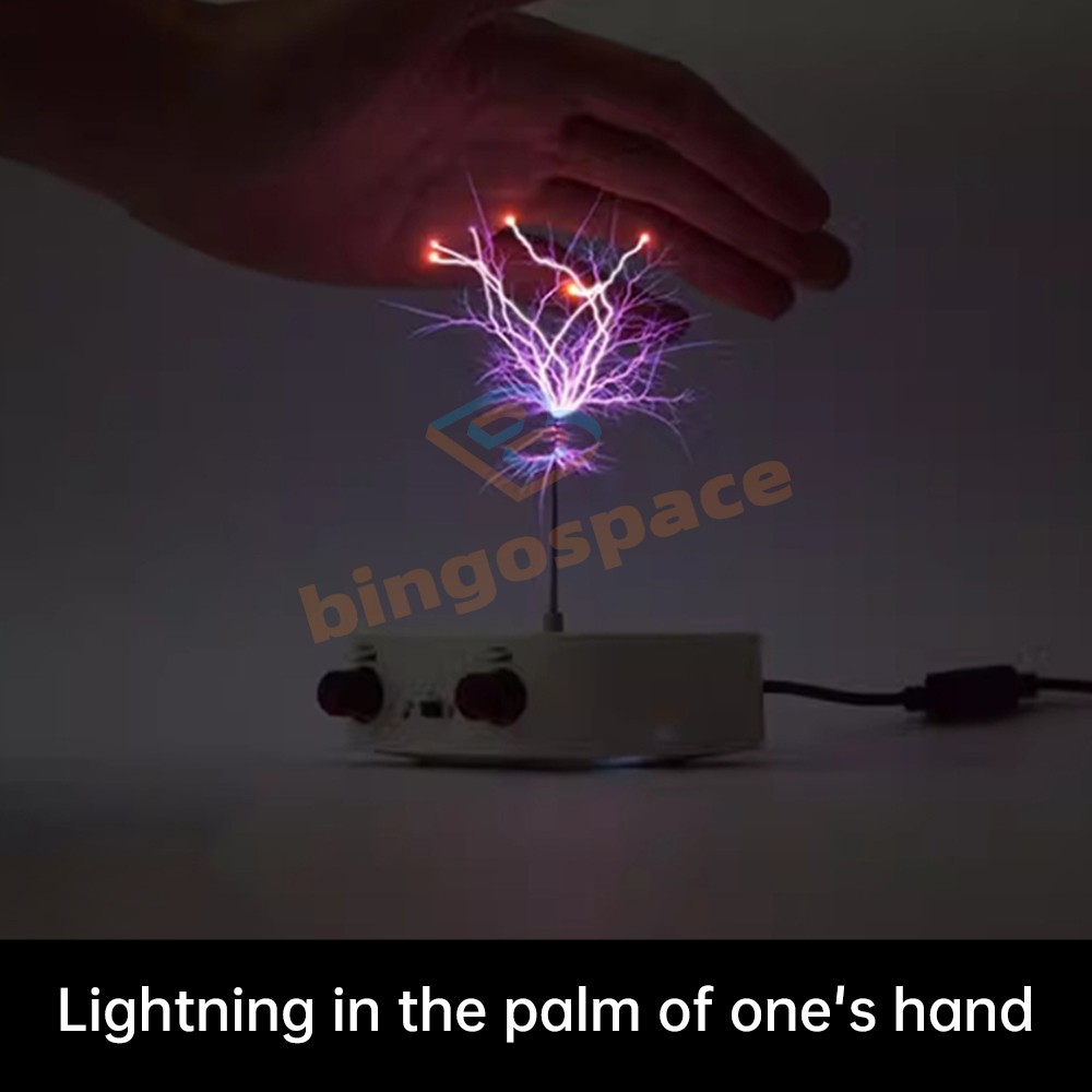 AC110-220V Mini Tesla Coil Bluetooth Music Tesla Coil w/Lightning&Music Modes