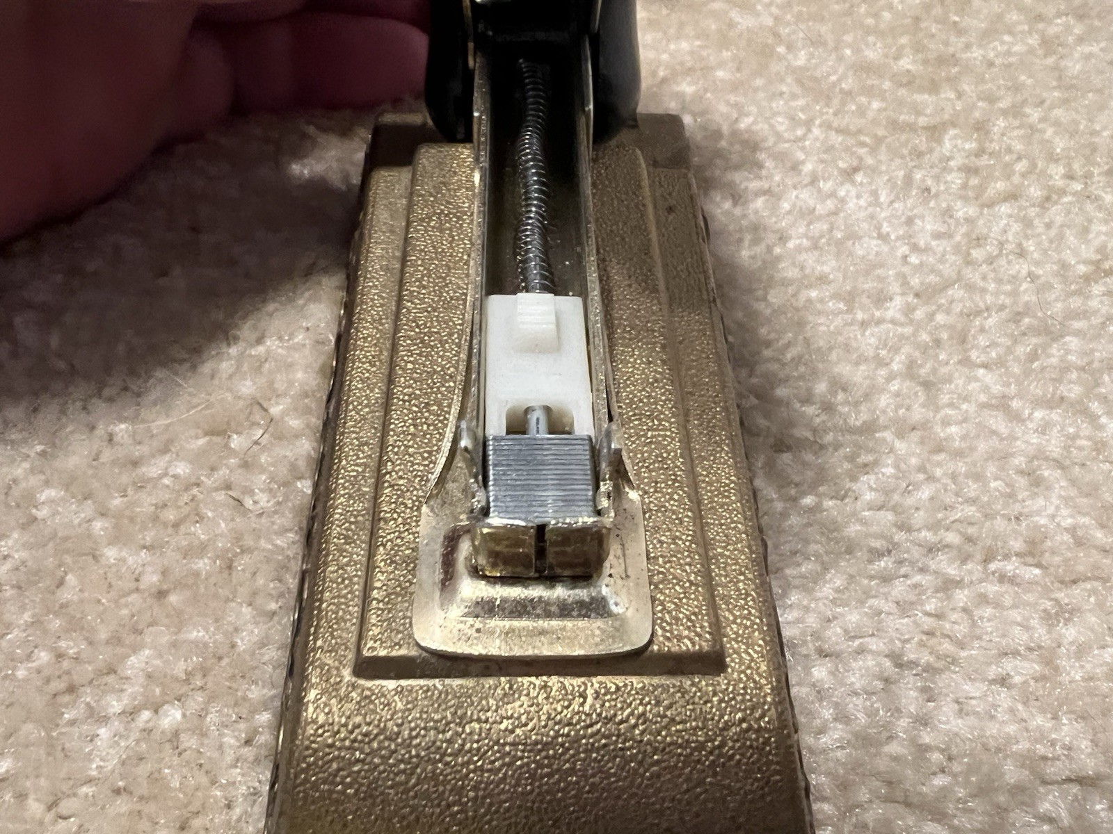 Vintage Eagle black powder pistol, collectible stapler. Works! Hong Kong